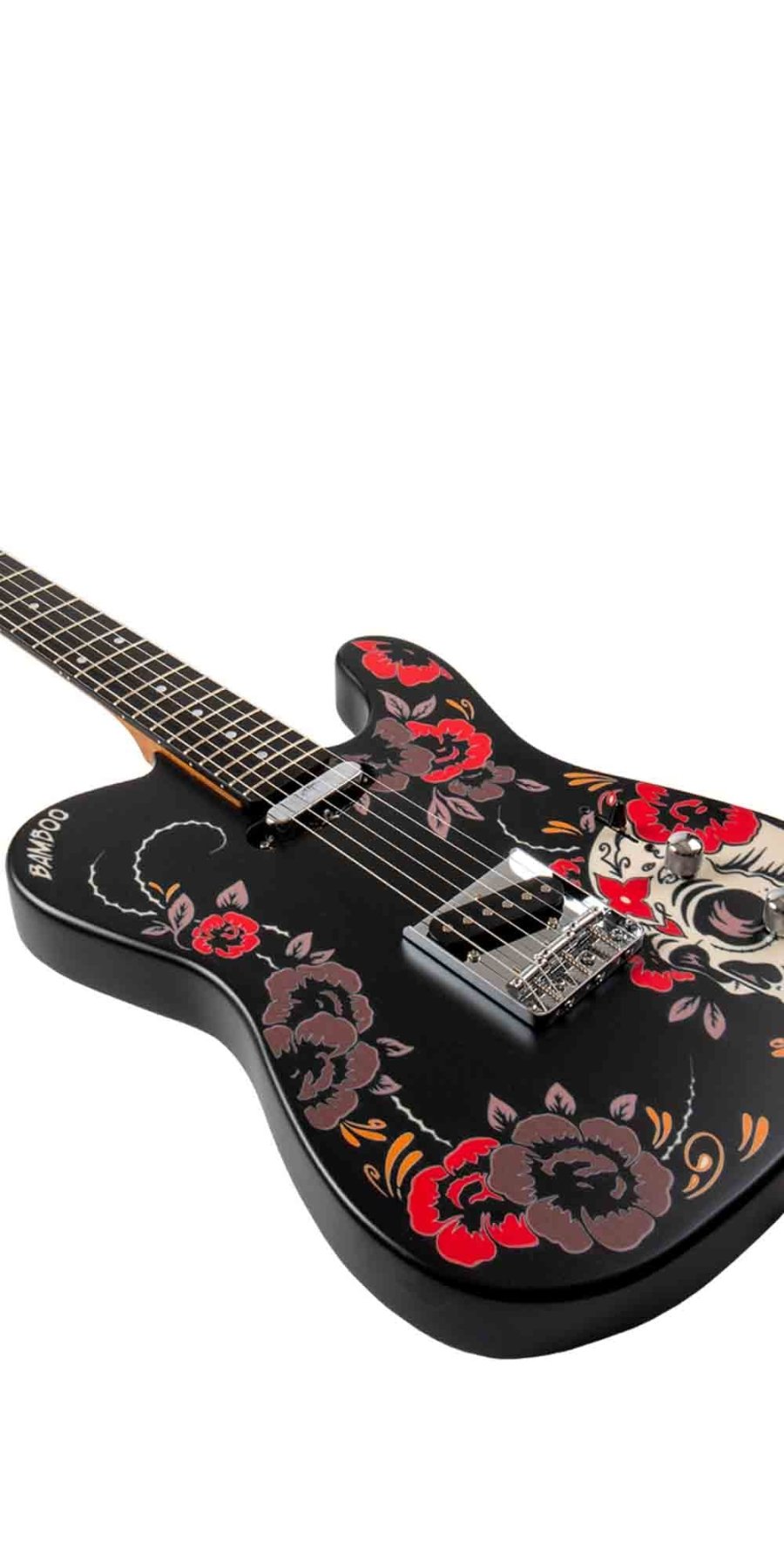 Guitarra Electrica ZYCAST Telecaster Santa Calavera - Bamboo Música