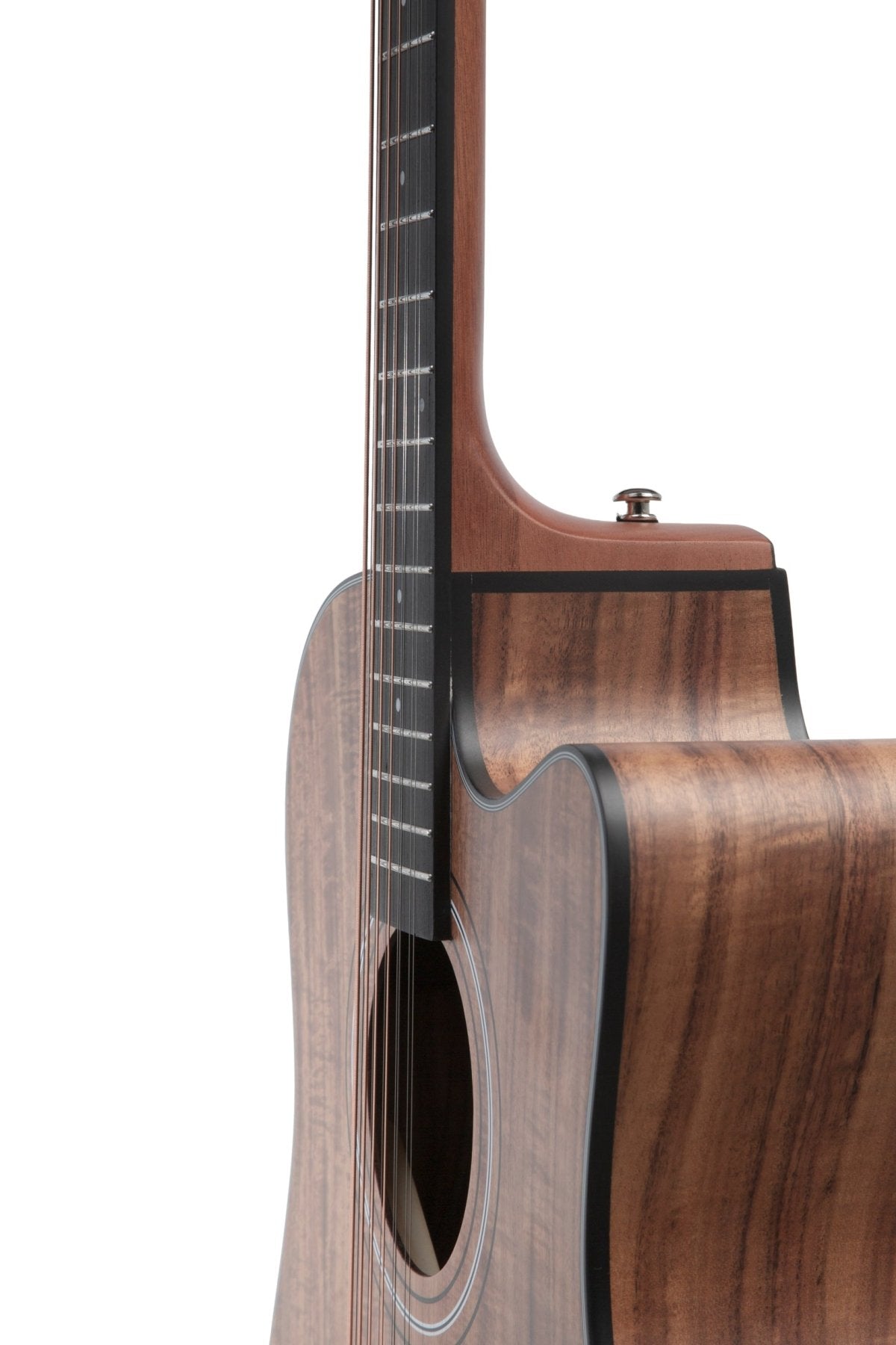 Guitarra Electroacústica Docerola Koa 42″ - Bridge Doctor + Incluye Funda Acolchada - Bamboo Música
