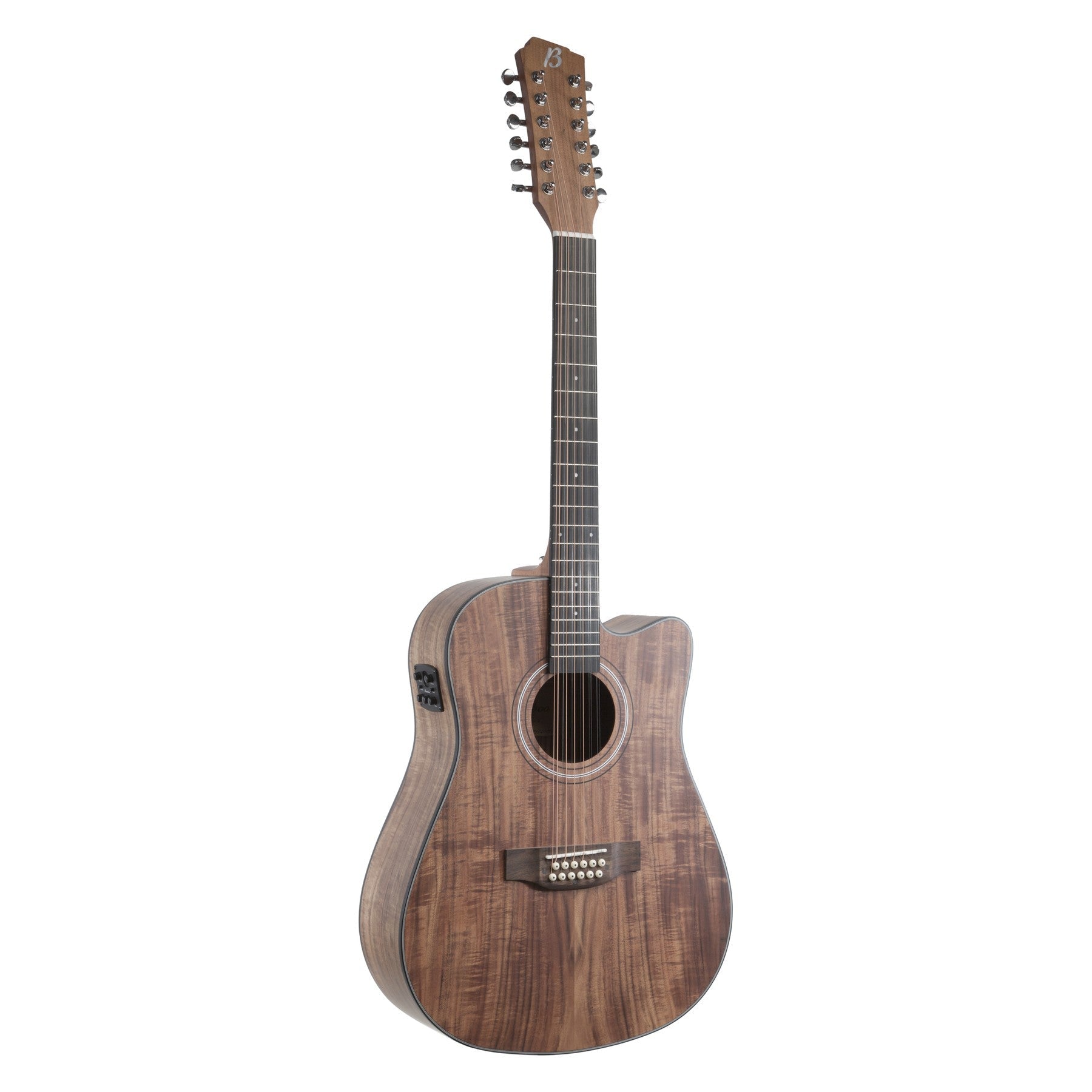 Guitarra Electroacústica Docerola Koa 42″- Bridge Doctor + Incluye Funda Acolchada - Bamboo Música