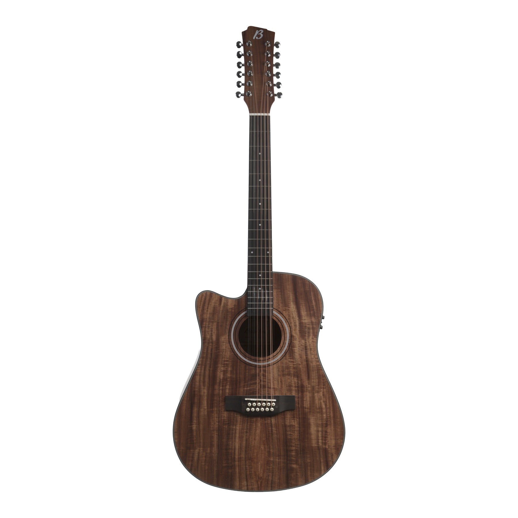 Guitarra Electroacústica Docerola Koa Zurda - Bridge Doctor + Incluye Funda Acolchada - Bamboo Música