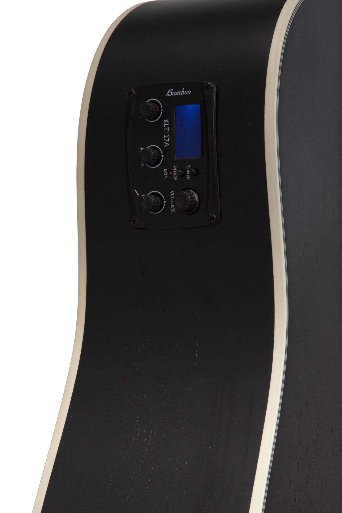 Guitarra Electroacústica Docerola Mahogany Negra 42″ - Bridge Doctor + Incluye Funda Acolchada - Bamboo Música
