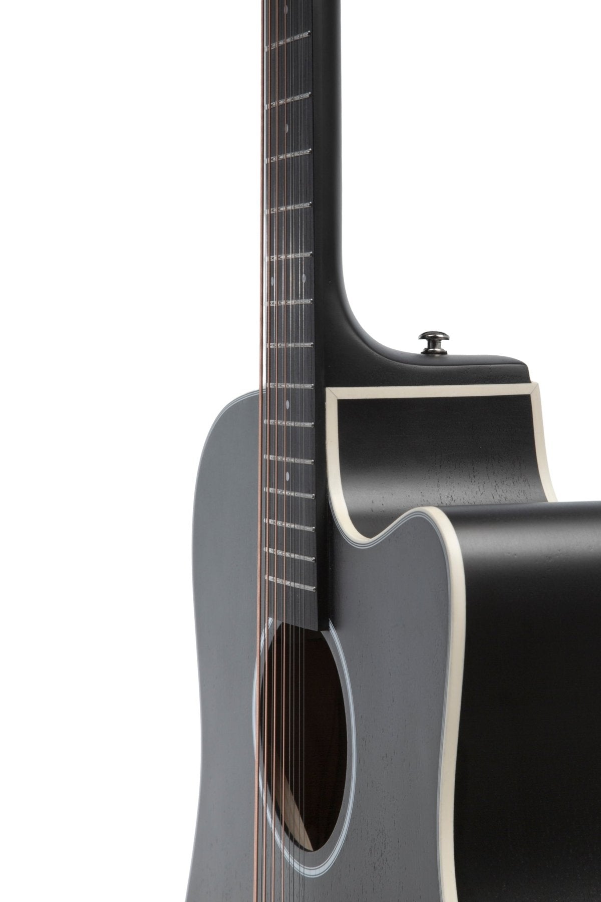 Guitarra Electroacústica Docerola Mahogany Negra 42″ - Bridge Doctor + Incluye Funda Acolchada - Bamboo Música