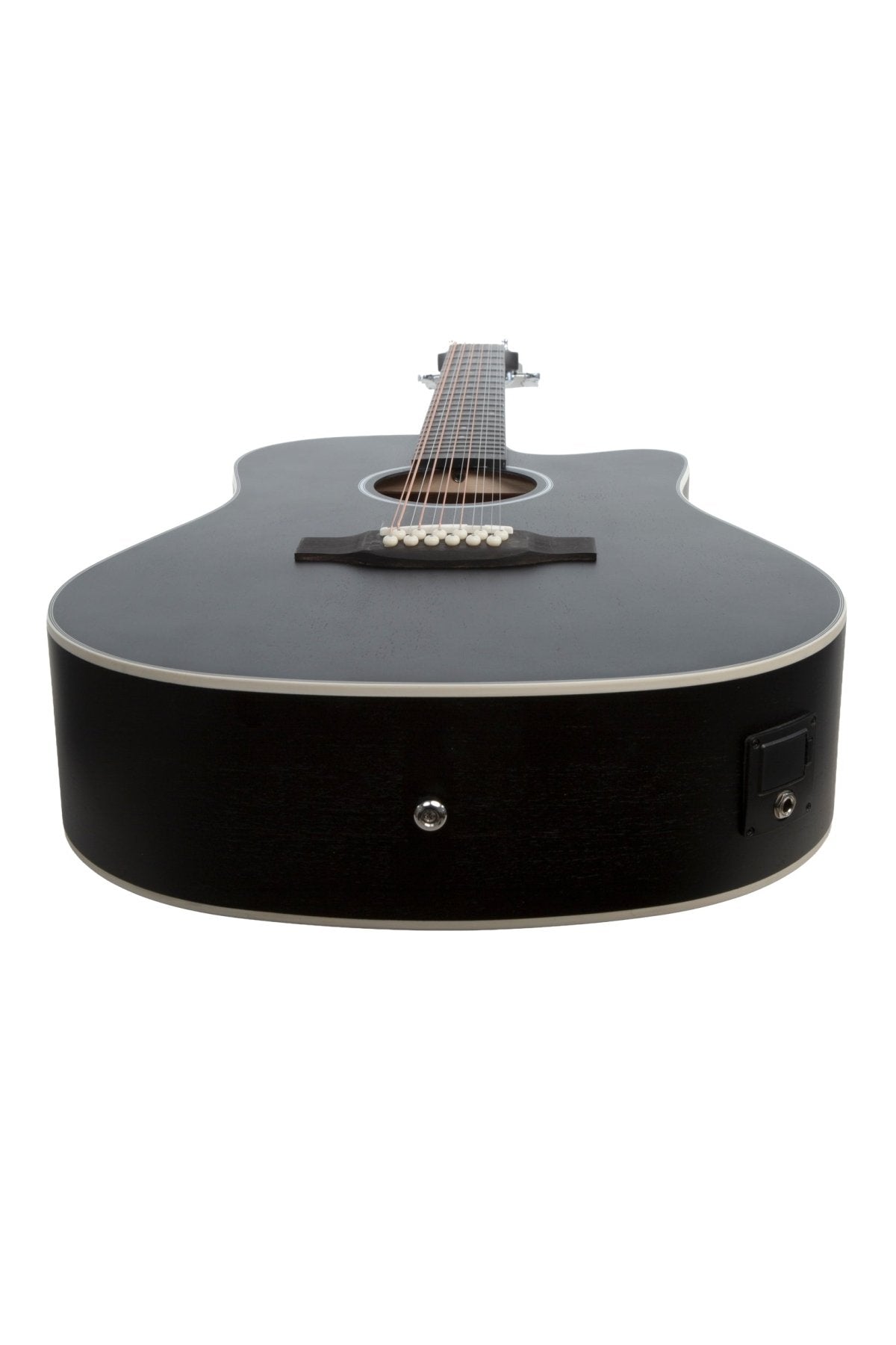Guitarra Electroacústica Docerola Mahogany Negra 42″ - Bridge Doctor + Incluye Funda Acolchada - Bamboo Música