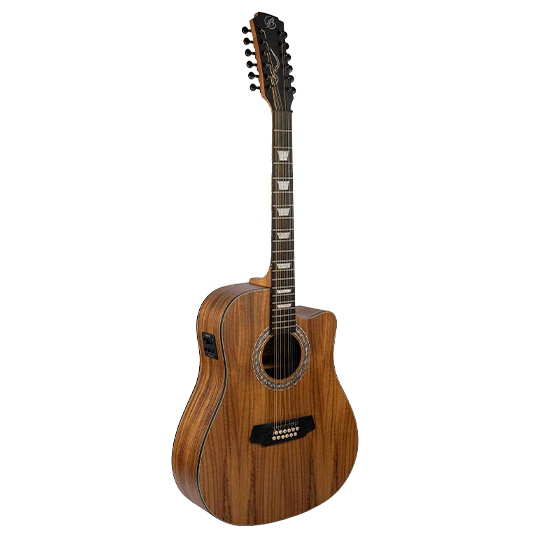 Guitarra Electroacústica Docerola PRO Koa 42″ - Bridge Doctor + Incluye Funda Acolchada - Bamboo Música