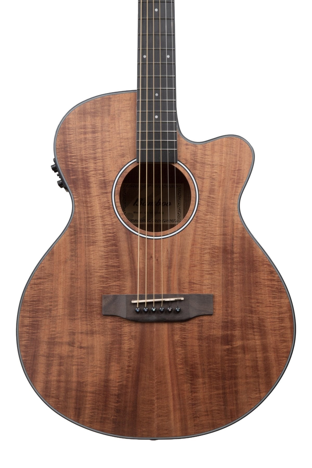 Guitarra Electroacústica Stage Koa 40″- Incluye Funda Acolchada - Bamboo Música