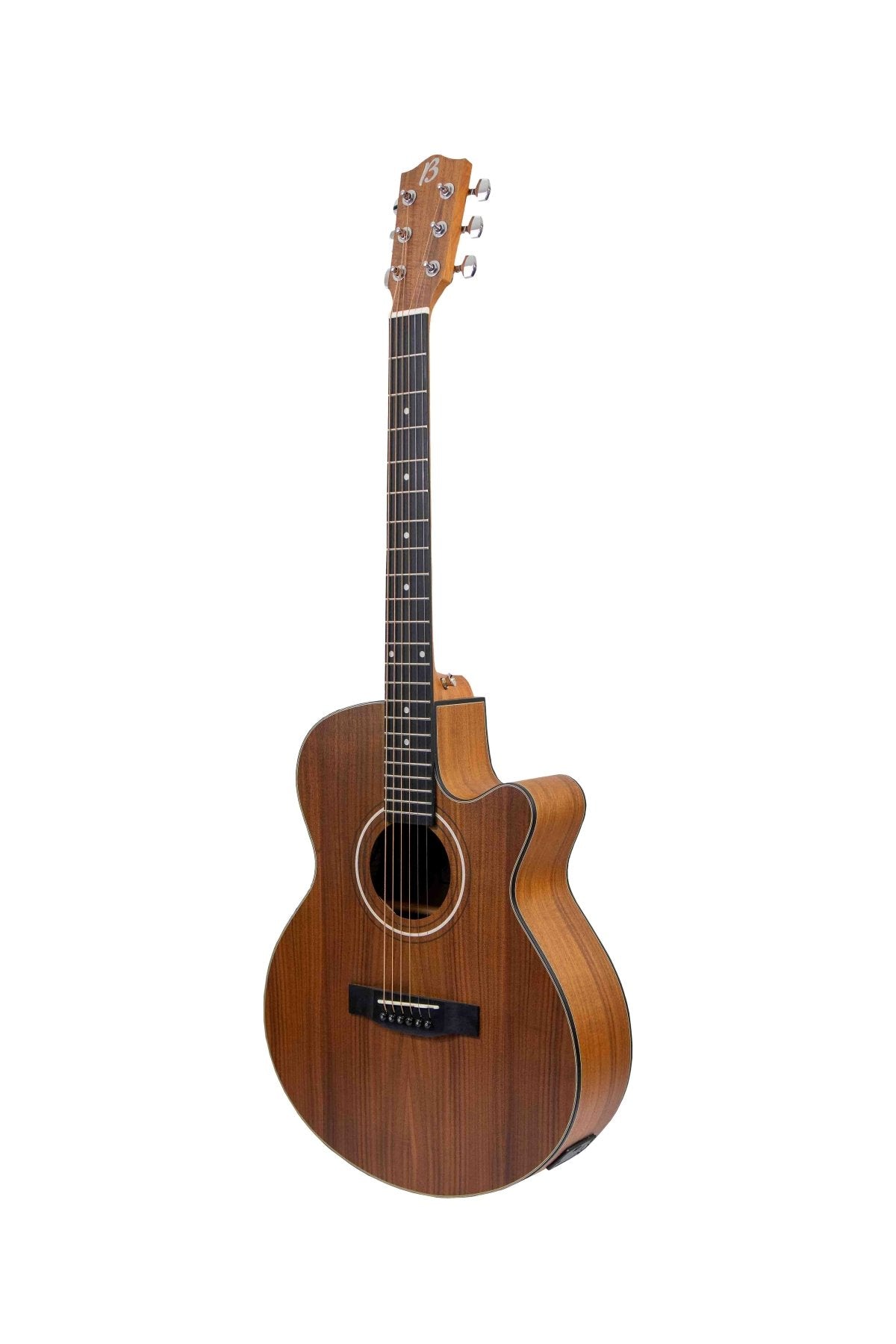 Guitarra Electroacústica Stage Koa 40″ - Incluye Funda Acolchada - Bamboo Música