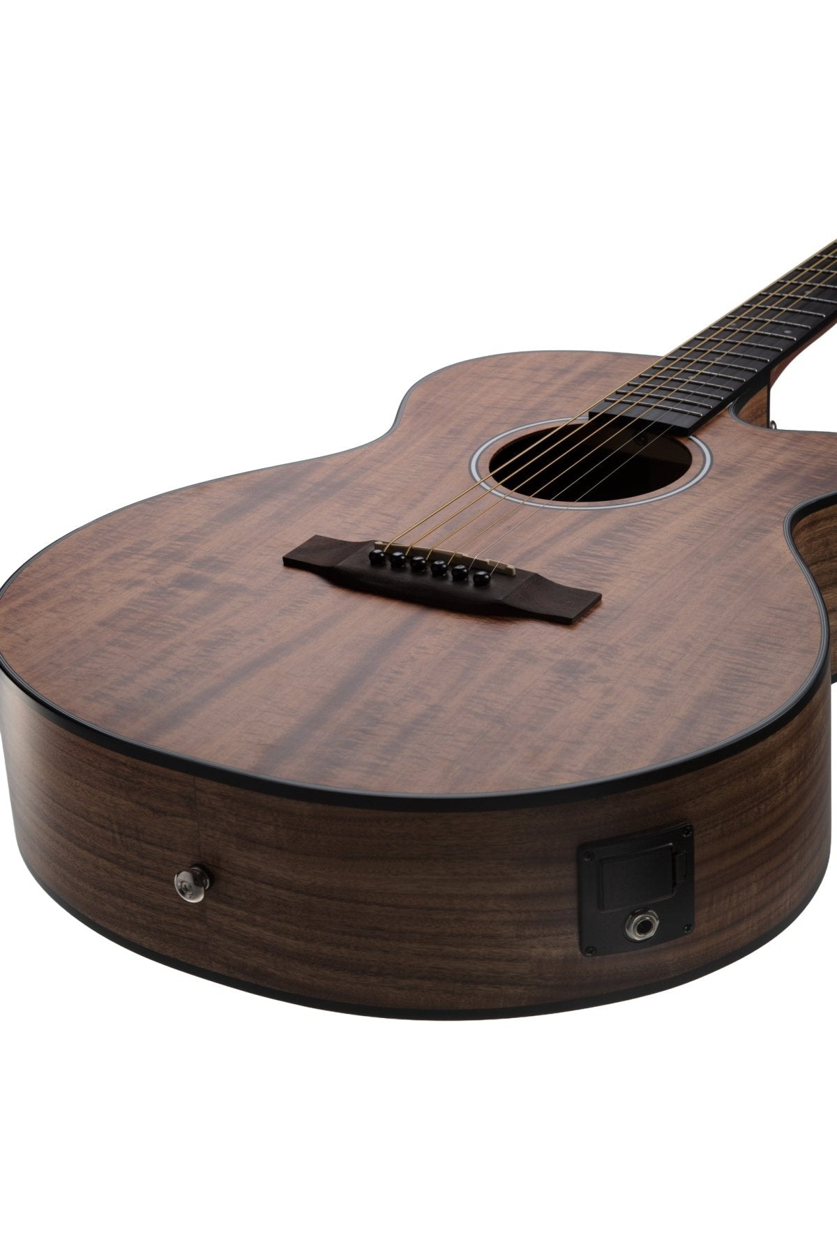 Guitarra Electroacústica Stage Koa 40″- Incluye Funda Acolchada - Bamboo Música
