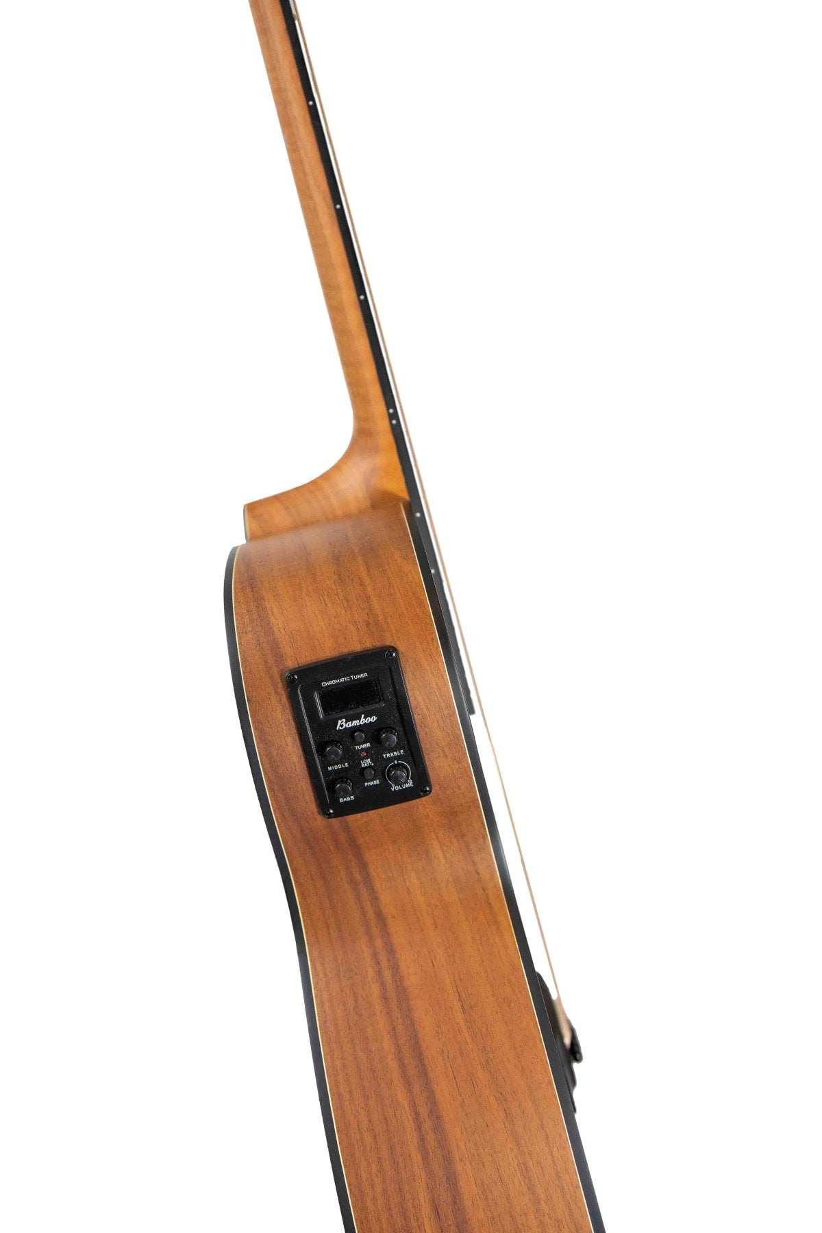 Guitarra Electroacústica Stage Koa 40″ - Incluye Funda Acolchada - Bamboo Música