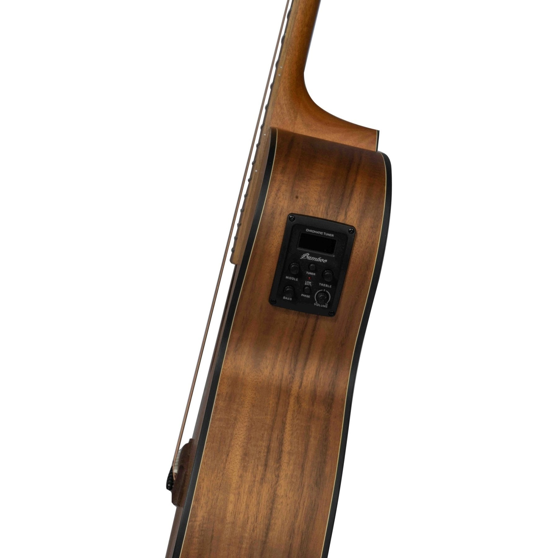 Guitarra Electroacústica Stage Koa 40″ / Zurda - Incluye Funda Acolchada - Bamboo Música