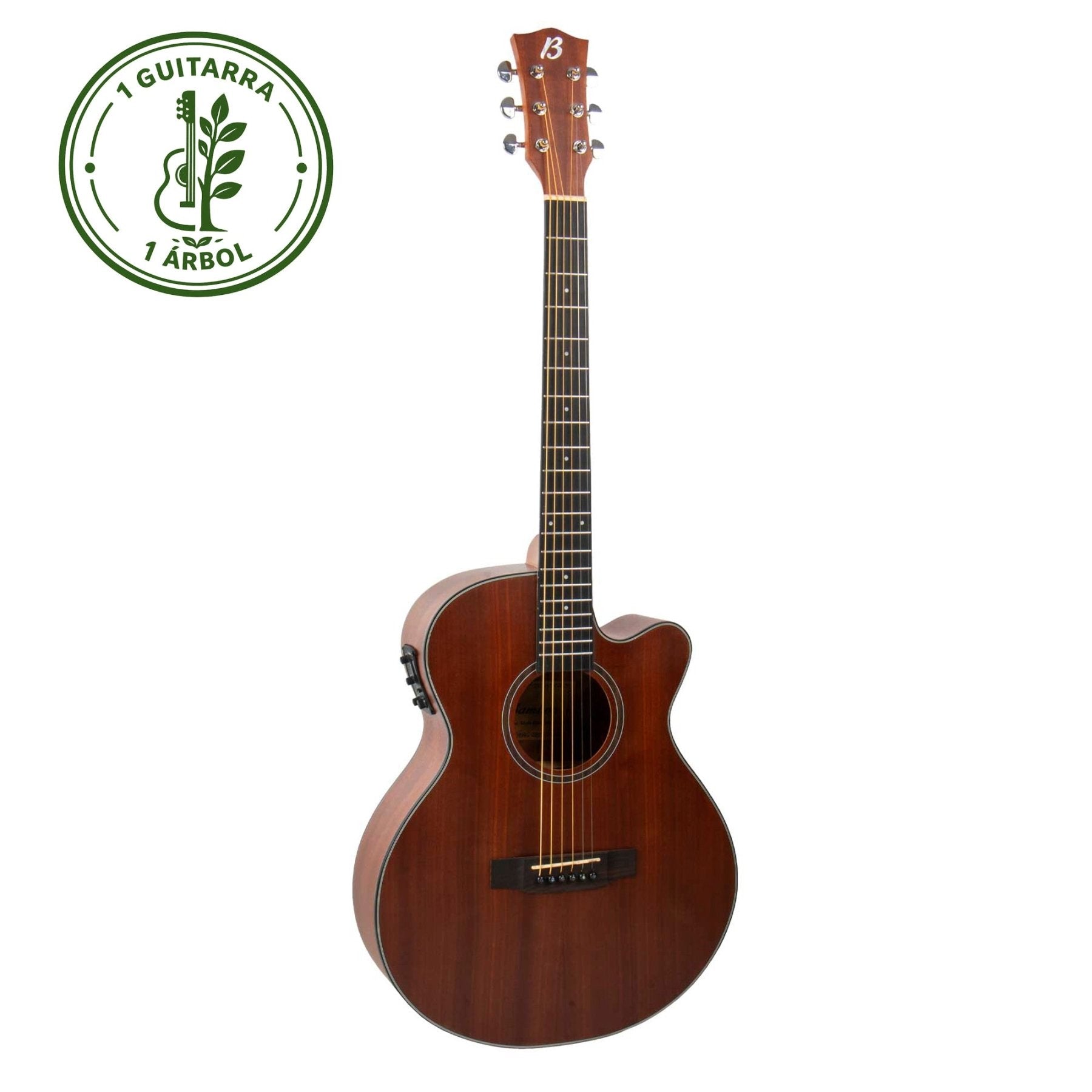 Guitarra Electroacústica Stage Mahogany 40″ - Incluye Funda Acolchada - Bamboo Música
