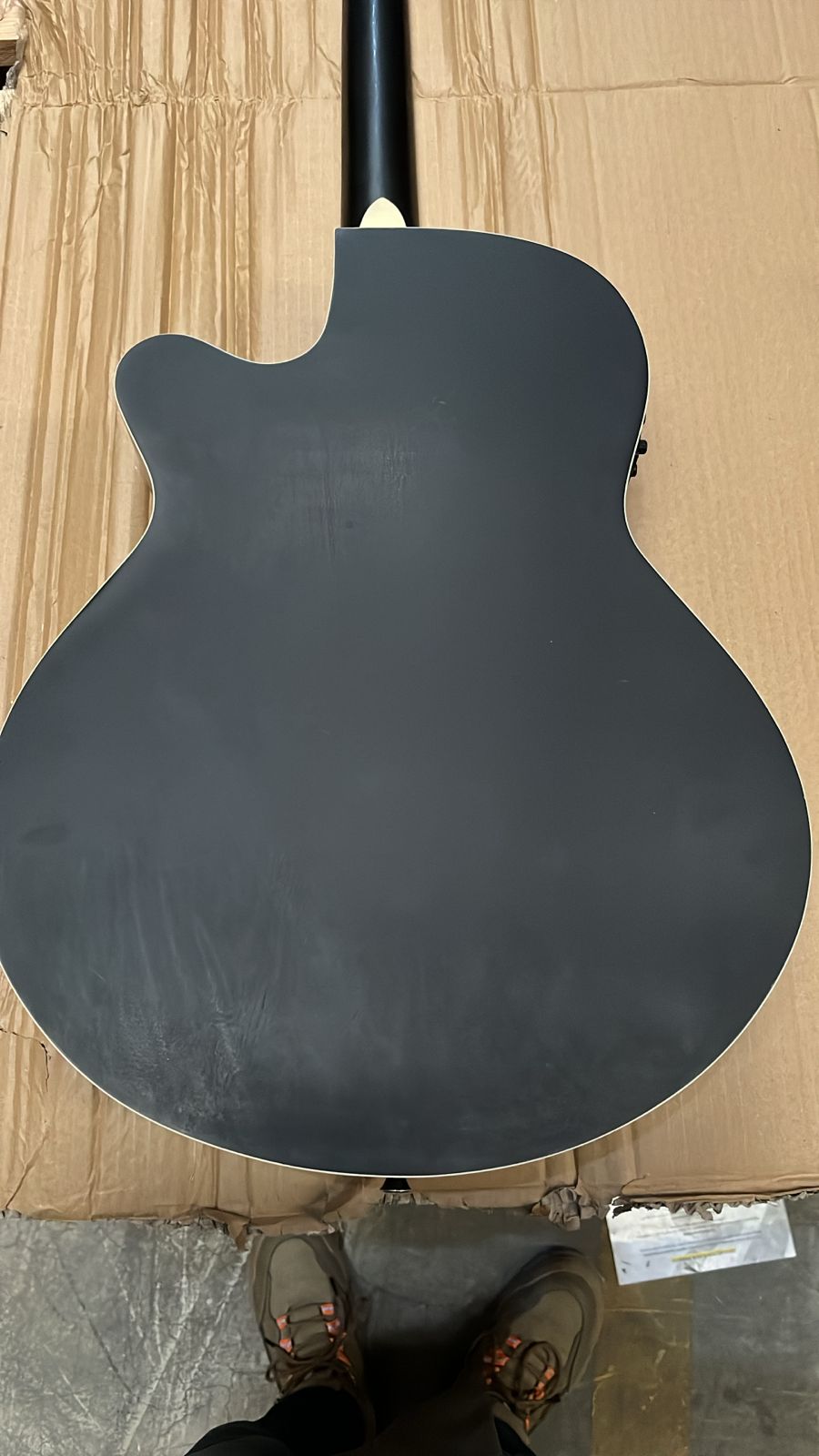 Guitarra Electroacústica Stage Negra 40" – Outlet (Mal Acabado) - Bamboo Música