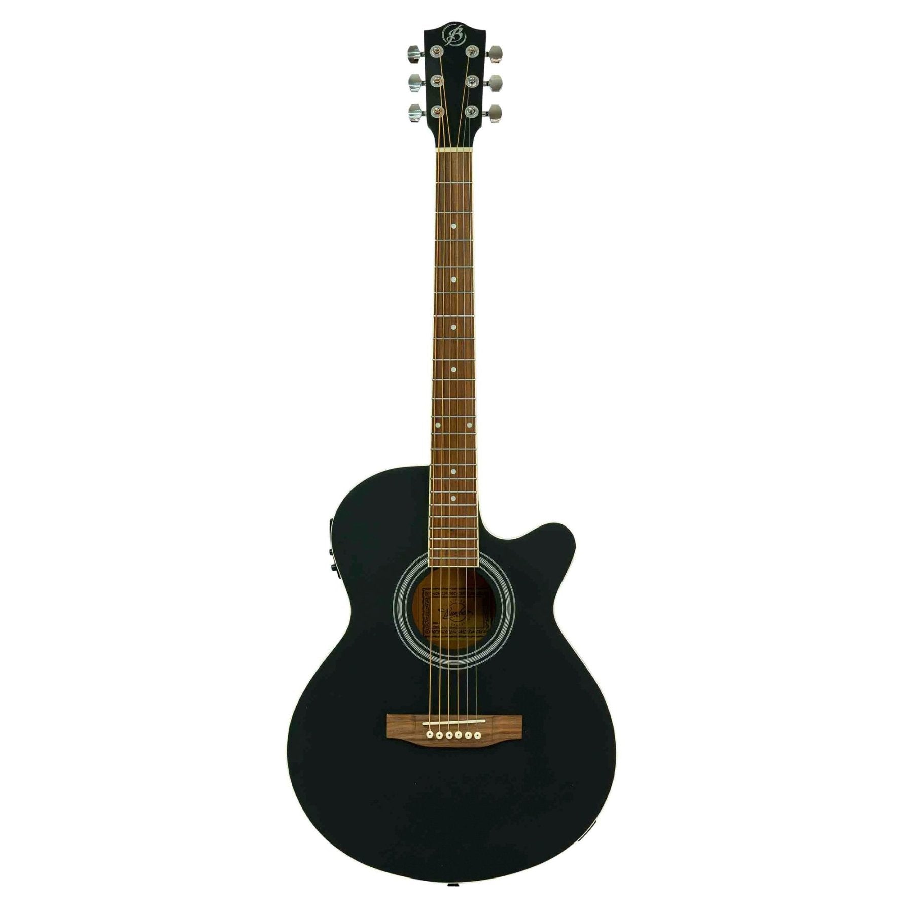 Guitarra Electroacústica Stage Negra 40" – Outlet (Mal Acabado) - Bamboo Música