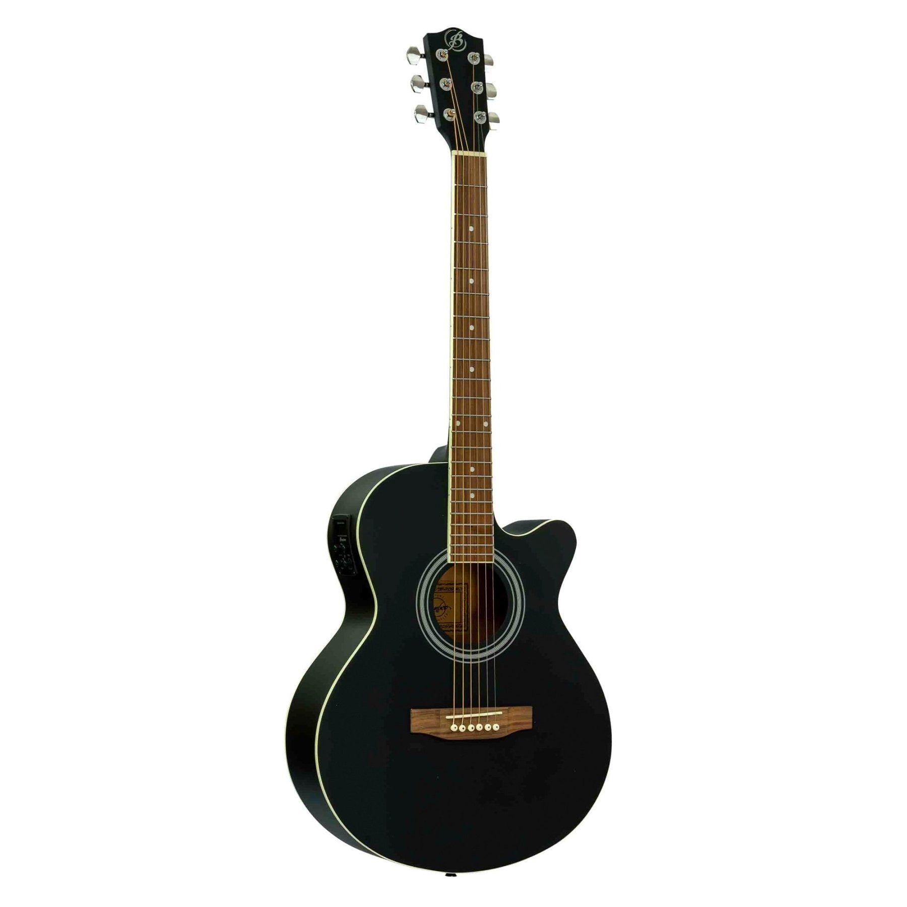 Guitarra Electroacústica Stage Negra 40" – Outlet (Mal Acabado) - Bamboo Música