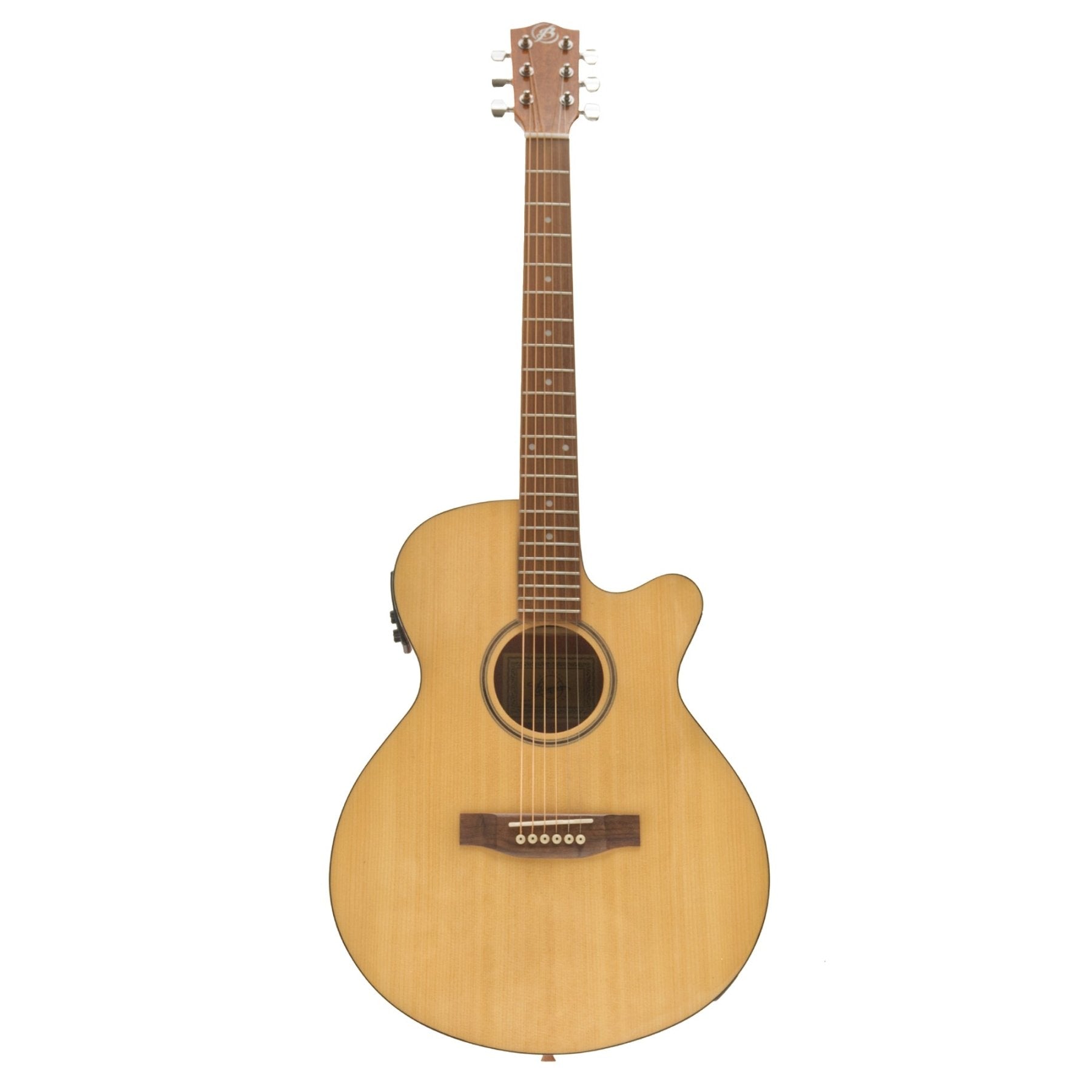Guitarra Electroacústica Stage Spruce 40" Gloss – Outlet (Detalle en Diapasón) - Bamboo Música