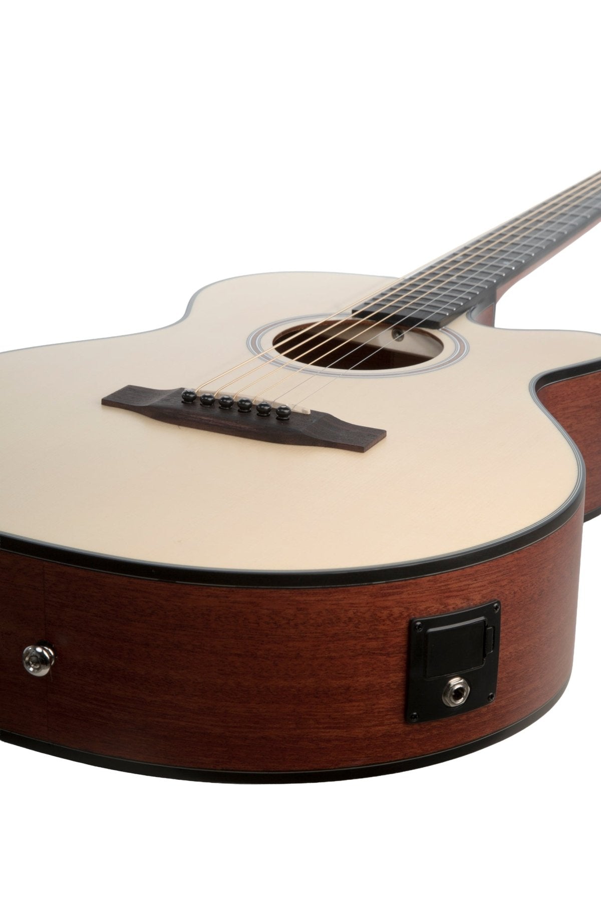Guitarra Electroacústica Stage Spruce 40" - Incluye Funda Acolchada - Bamboo Música