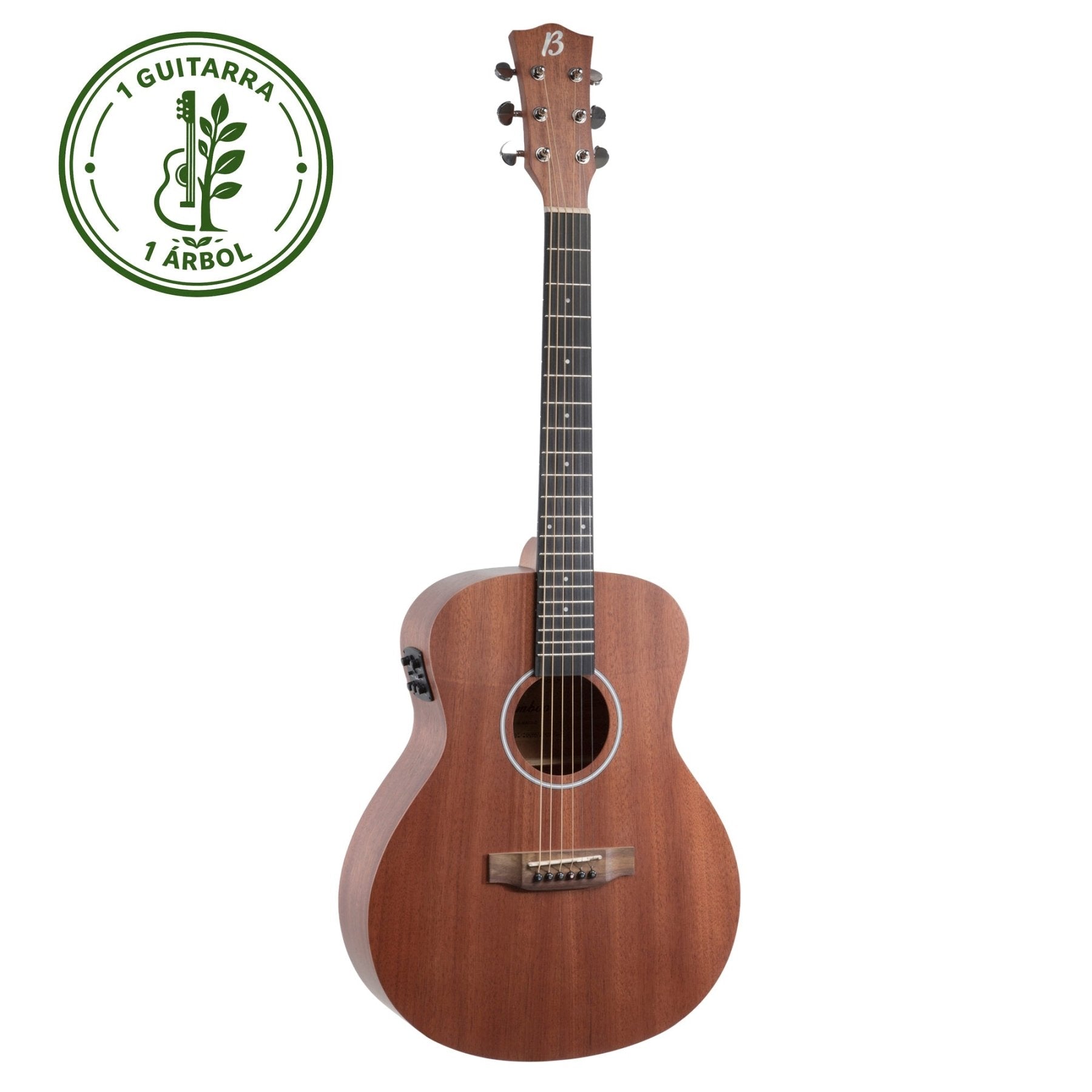 Guitarra Electroacústica Vision Mahogany 38″ - Incluye Funda Acolchada - Bamboo Música