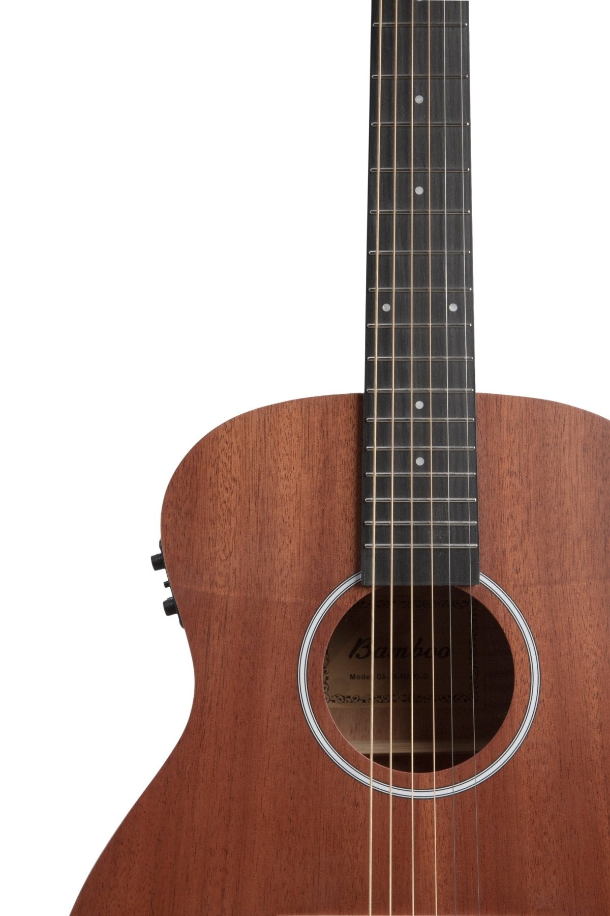 Guitarra Electroacústica Vision Mahogany 38″ - Incluye Funda Acolchada - Bamboo Música