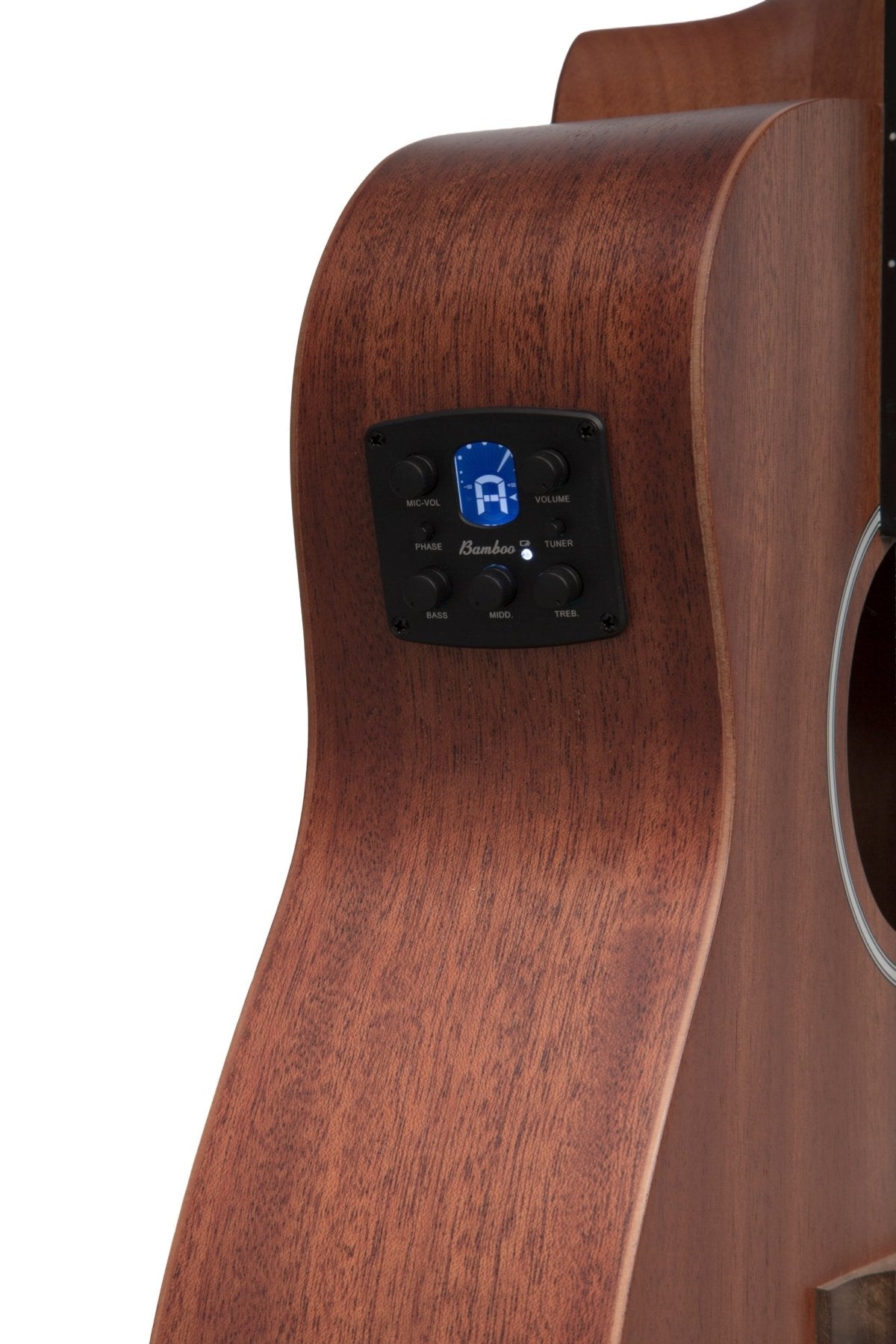 Guitarra Electroacústica Vision Mahogany 38″ - Incluye Funda Acolchada - Bamboo Música