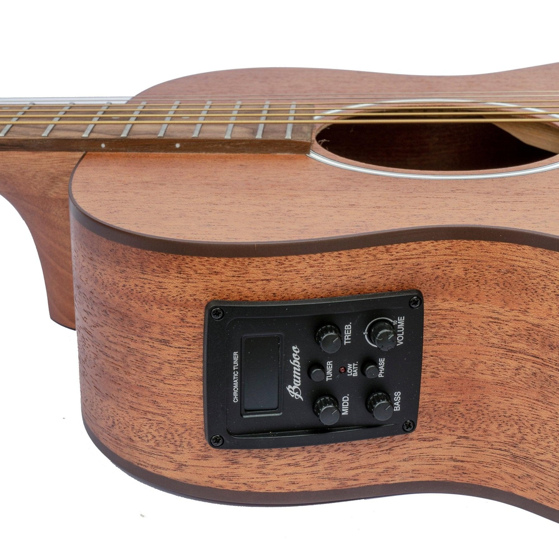 Guitarra Electroacústica Vision Mahogany 38" – Outlet (Logo Despegado) - Bamboo Música