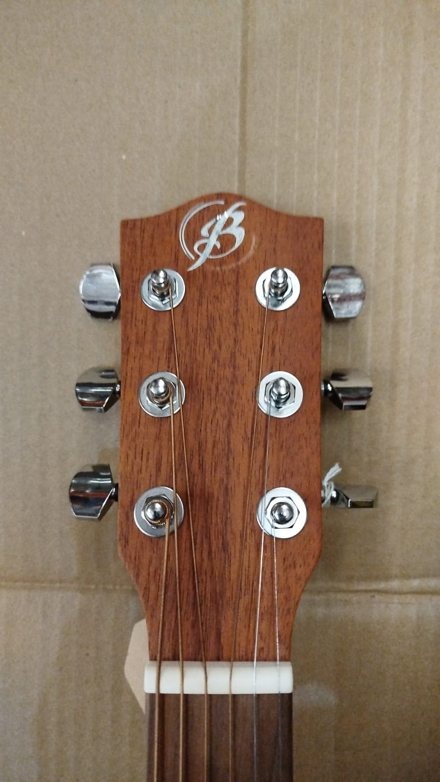 Guitarra Electroacústica Vision Mahogany 38" – Outlet (Logo Despegado) - Bamboo Música