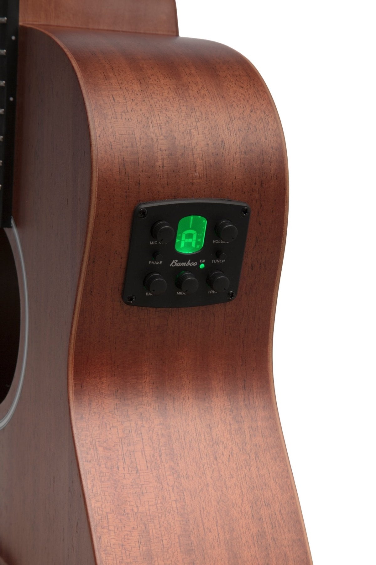 Guitarra Electroacústica Vision Mahogany 38″ / Zurda - Incluye Funda Acolchada - Bamboo Música
