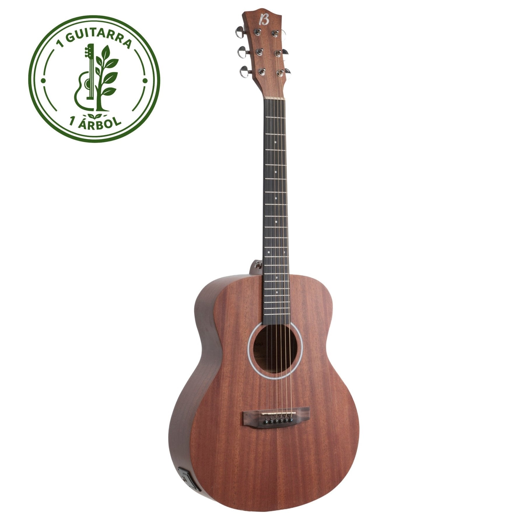 Guitarra Electroacústica Vision Mahogany 38″ / Zurda - Incluye Funda Acolchada - Bamboo Música