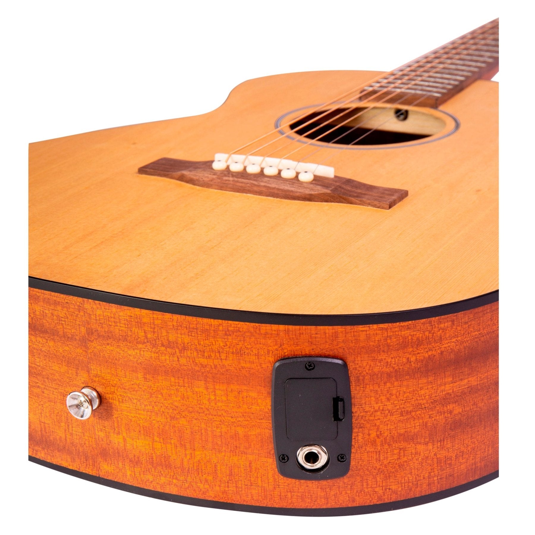 Guitarra Electroacústica Vision Spruce 38" - Incluye Funda Acolchada - Bamboo Música