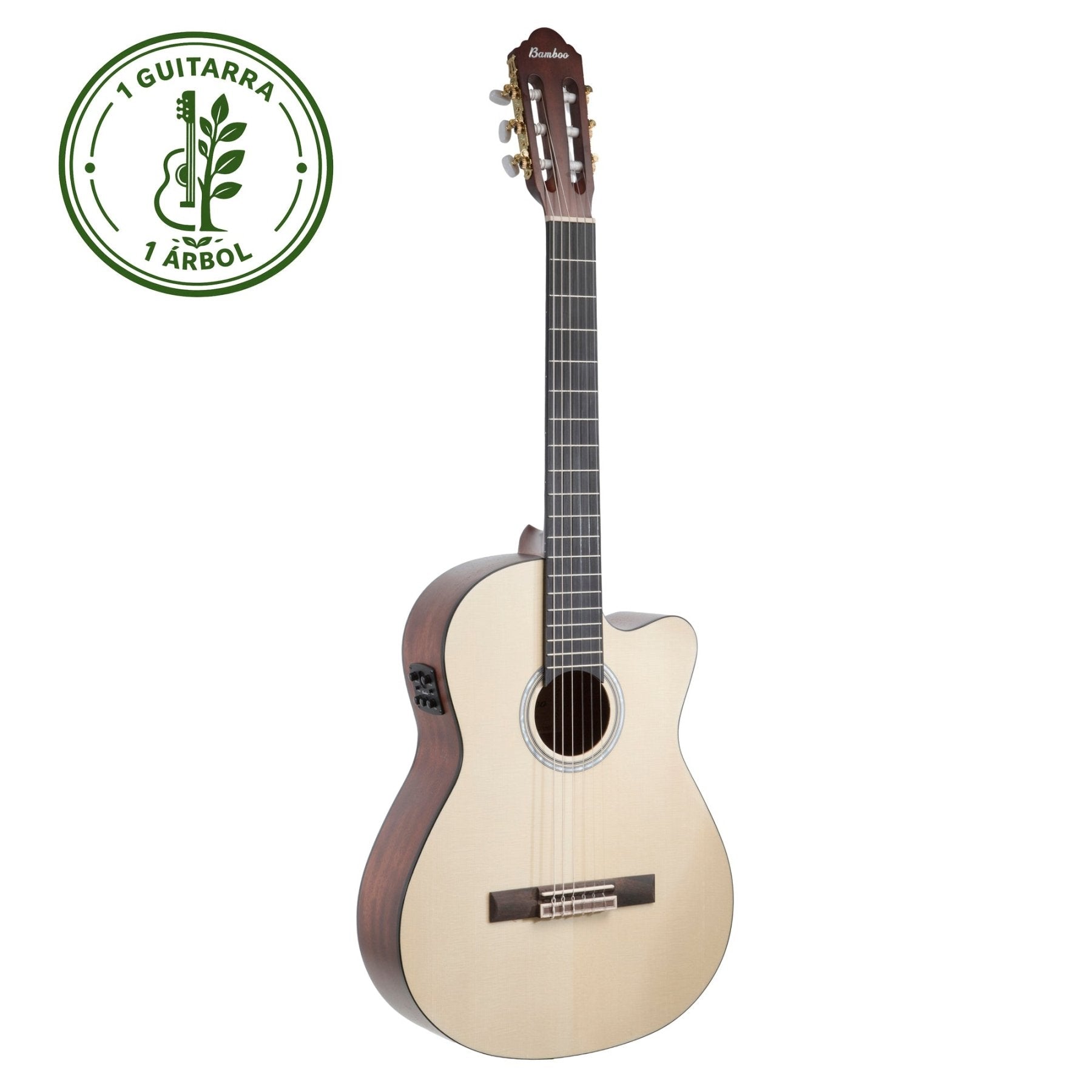 Guitarra Electroclásica Balance Spruce 39" - Incluye Funda - Bamboo Música