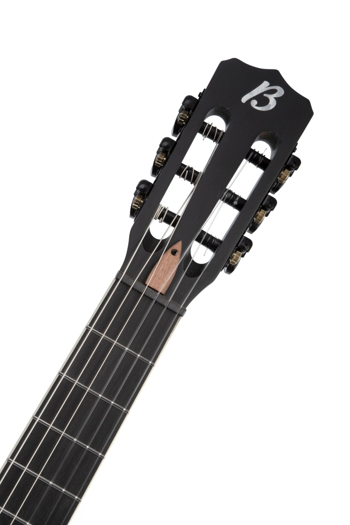 Guitarra Electroclásica Bamboo Black 1/2 Caja Mahogany 39 - Funda Acolchada - Bamboo Música