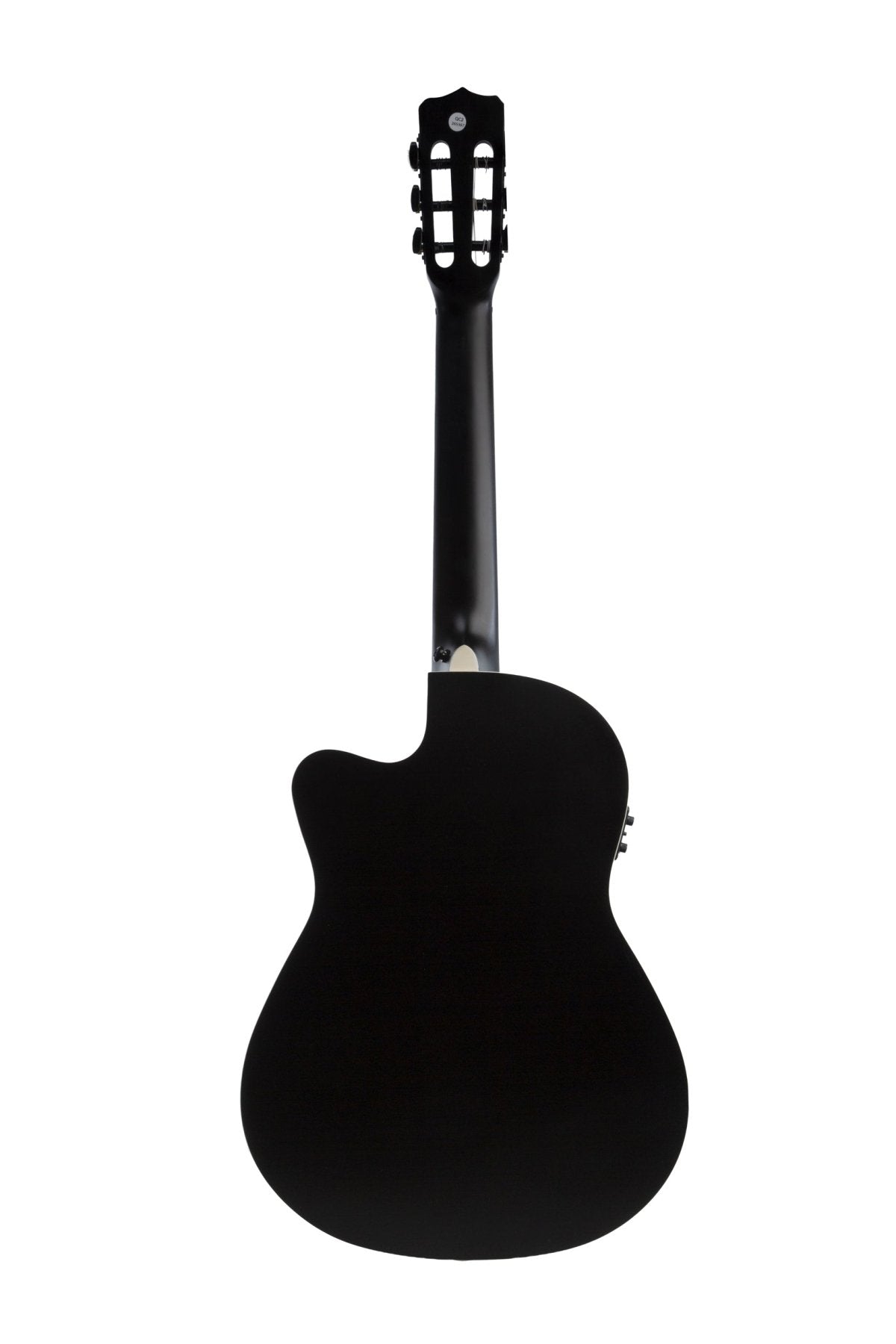 Guitarra Electroclásica Bamboo Black 1/2 Caja Mahogany 39 - Funda Acolchada - Bamboo Música