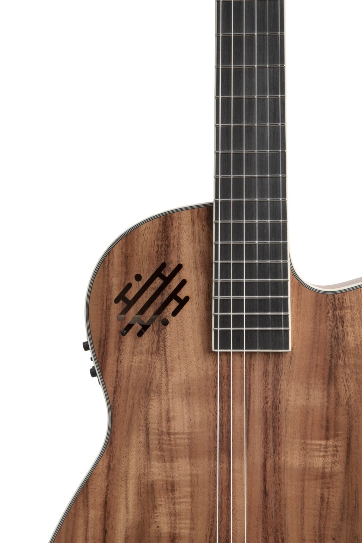 Guitarra Electroclásica Bamboo Koa 1/2 Caja 39 - Funda Acolchada - Bamboo Música