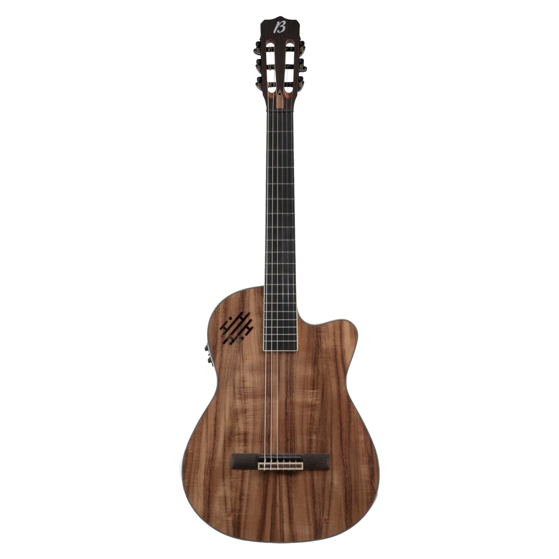 Guitarra Electroclásica Bamboo Koa 1/2 Caja 39 - Funda Acolchada - Bamboo Música