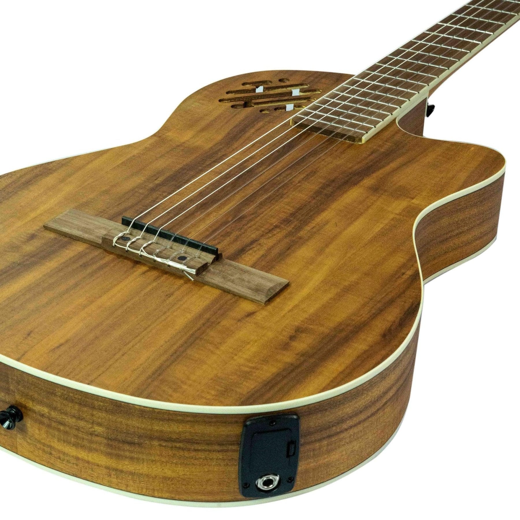 Guitarra Electroclásica Pro Slim Koa 39″ - Incluye Funda Acolchada - Bamboo Música