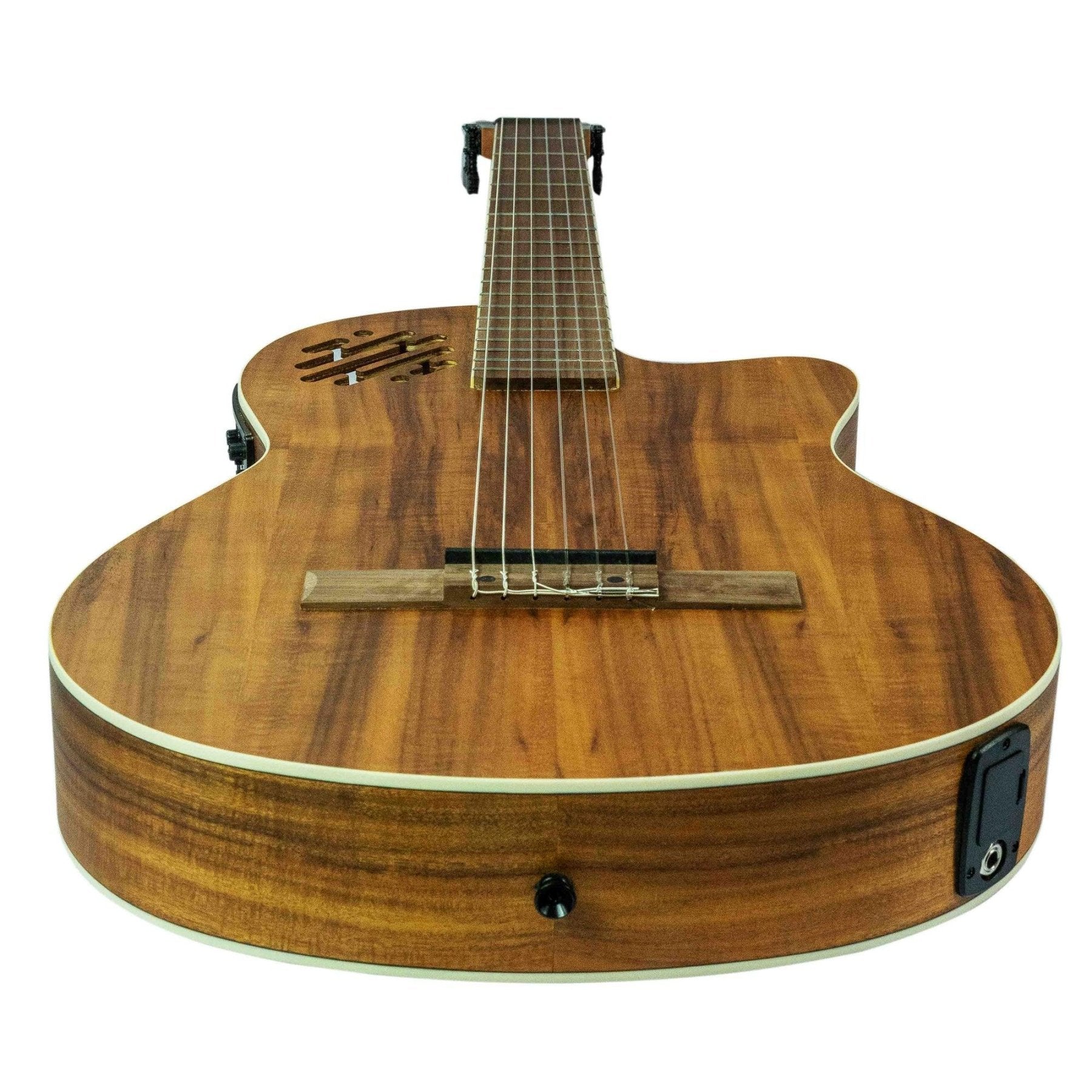 Guitarra Electroclásica Pro Slim Koa 39″ - Incluye Funda Acolchada - Bamboo Música