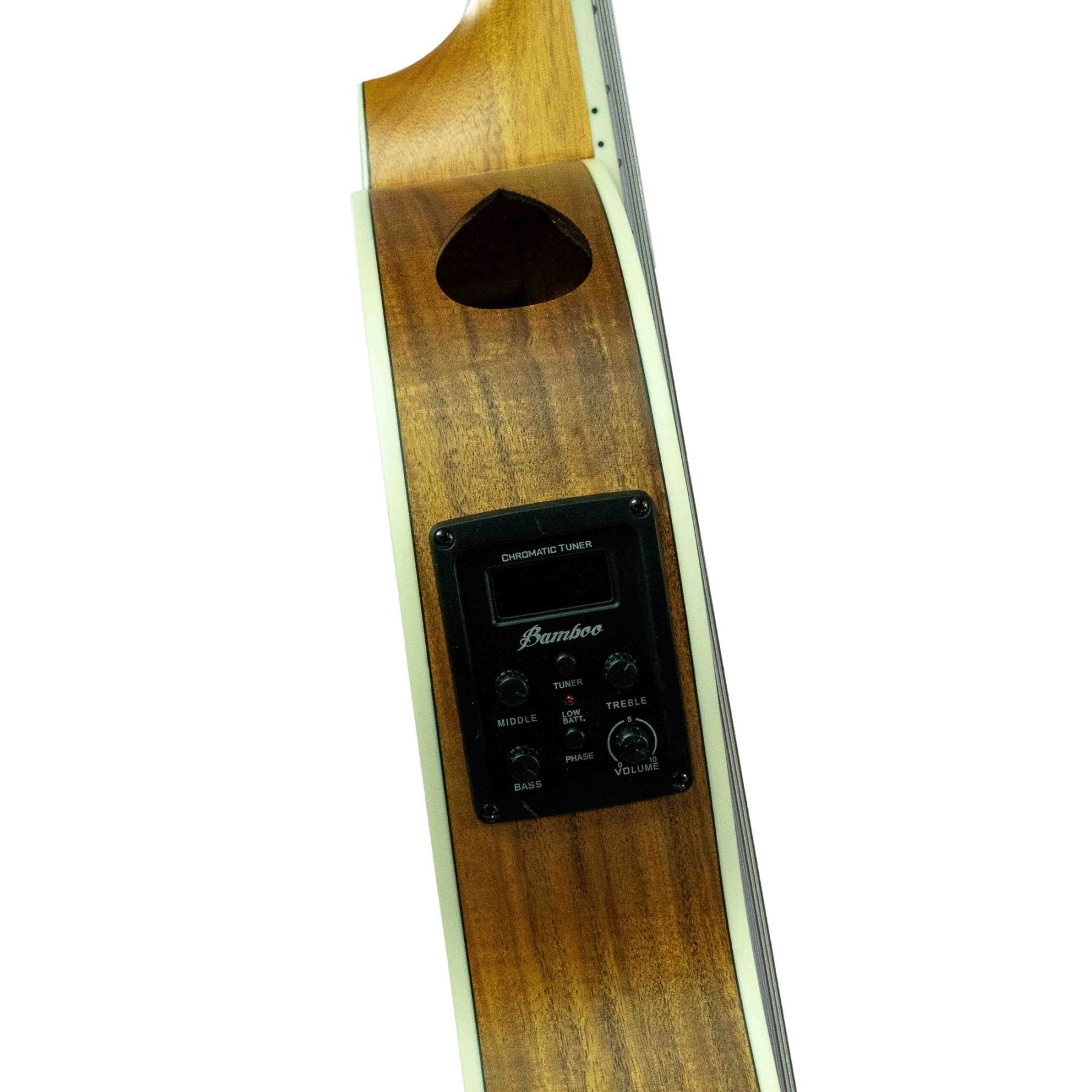 Guitarra Electroclásica Pro Slim Koa 39″ - Incluye Funda Acolchada - Bamboo Música
