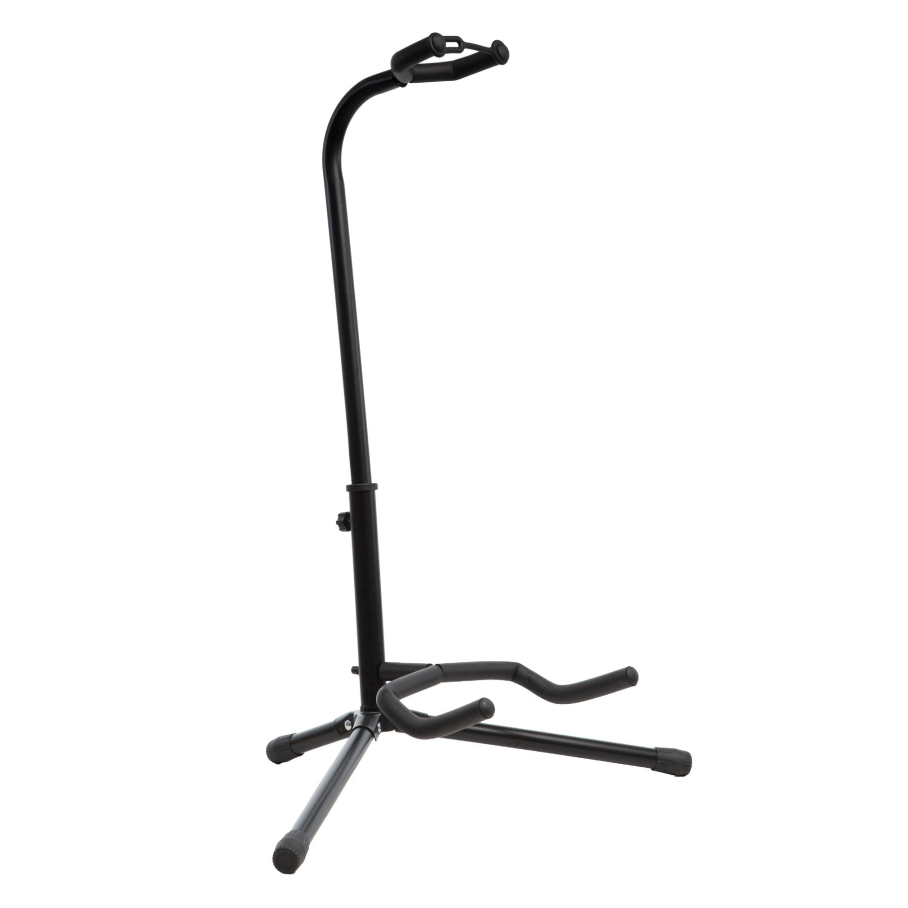 Soporte Para Guitarra / Bajo Ajustable Con Cierre Silicona Negro - Bamboo Música