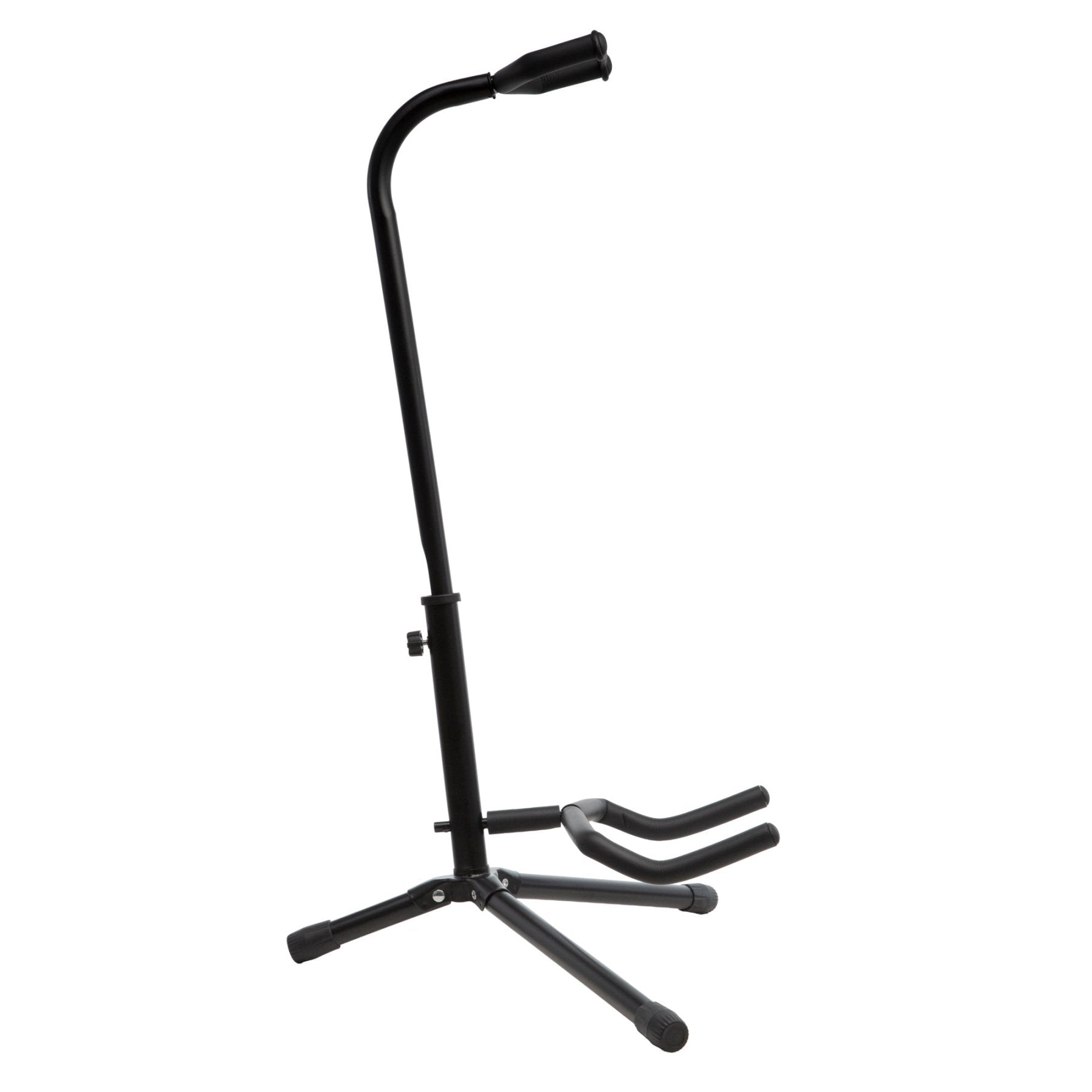 Soporte Para Guitarra / Bajo Ajustable Con Cierre Silicona Negro - Bamboo Música