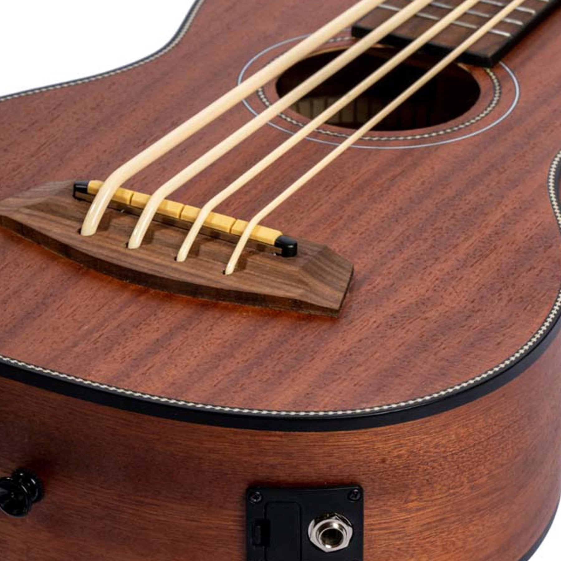 Uke Bass Sapele - Incluye Funda Acolchada - Bamboo Música