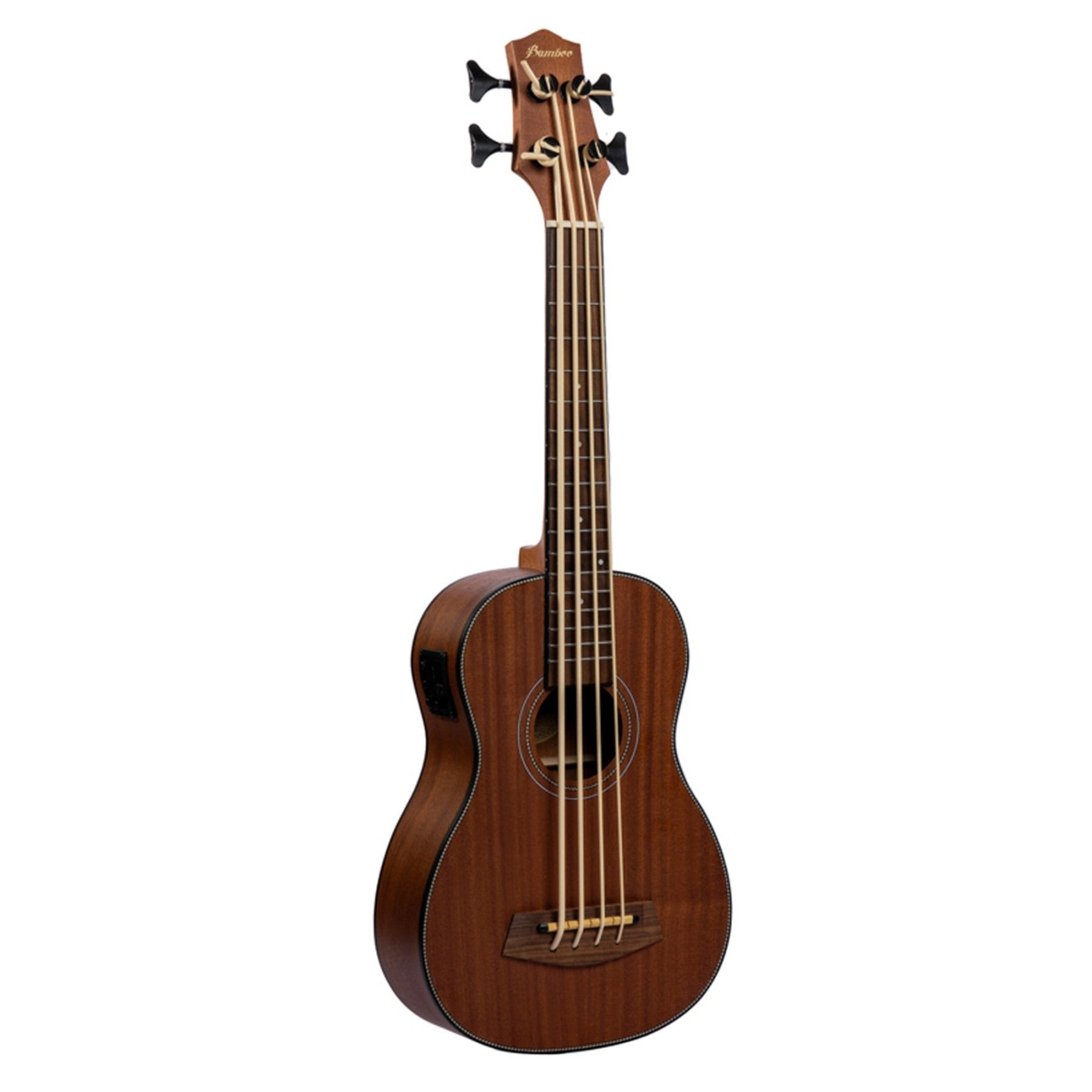 Uke Bass Sapele - Incluye Funda Acolchada - Bamboo Música