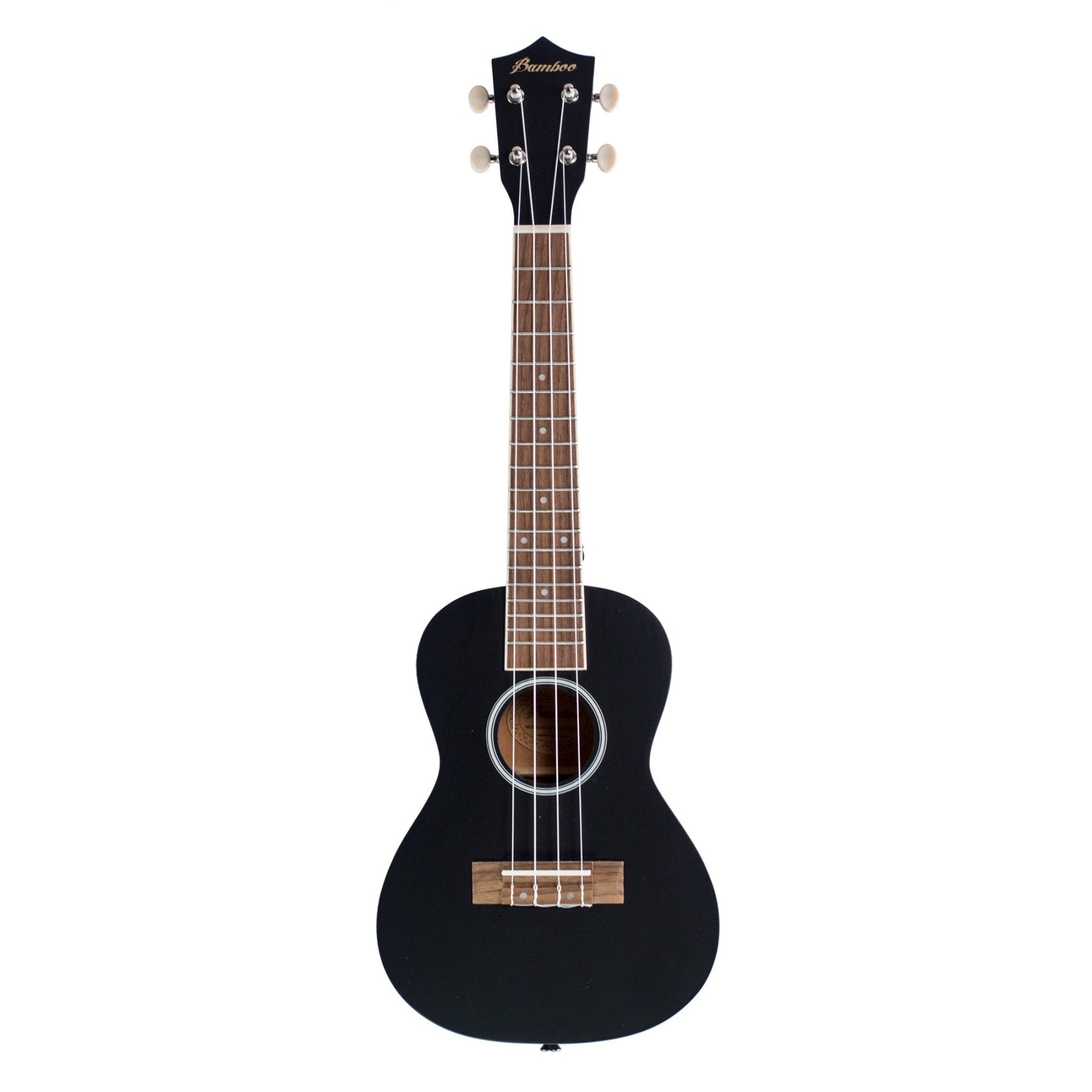 Ukelele Concierto Estudio Negro – Outlet (Golpe en Fondo) - Bamboo Música