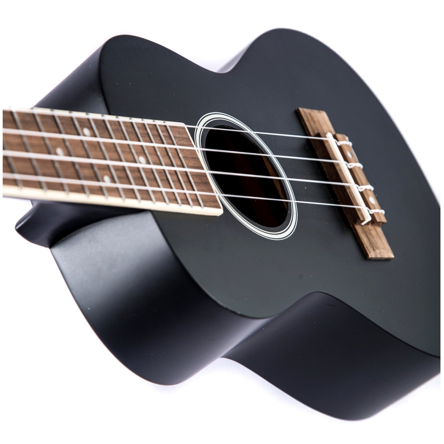 Ukelele Concierto Estudio Negro – Outlet (Golpe en Fondo) - Bamboo Música