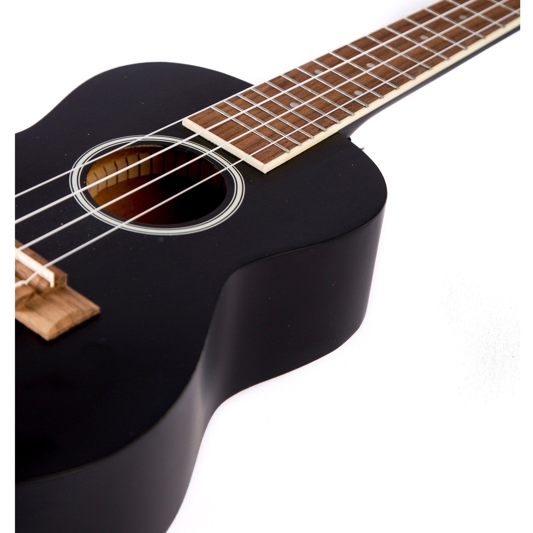 Ukelele Concierto Estudio Negro – Outlet (Golpe en Fondo) - Bamboo Música
