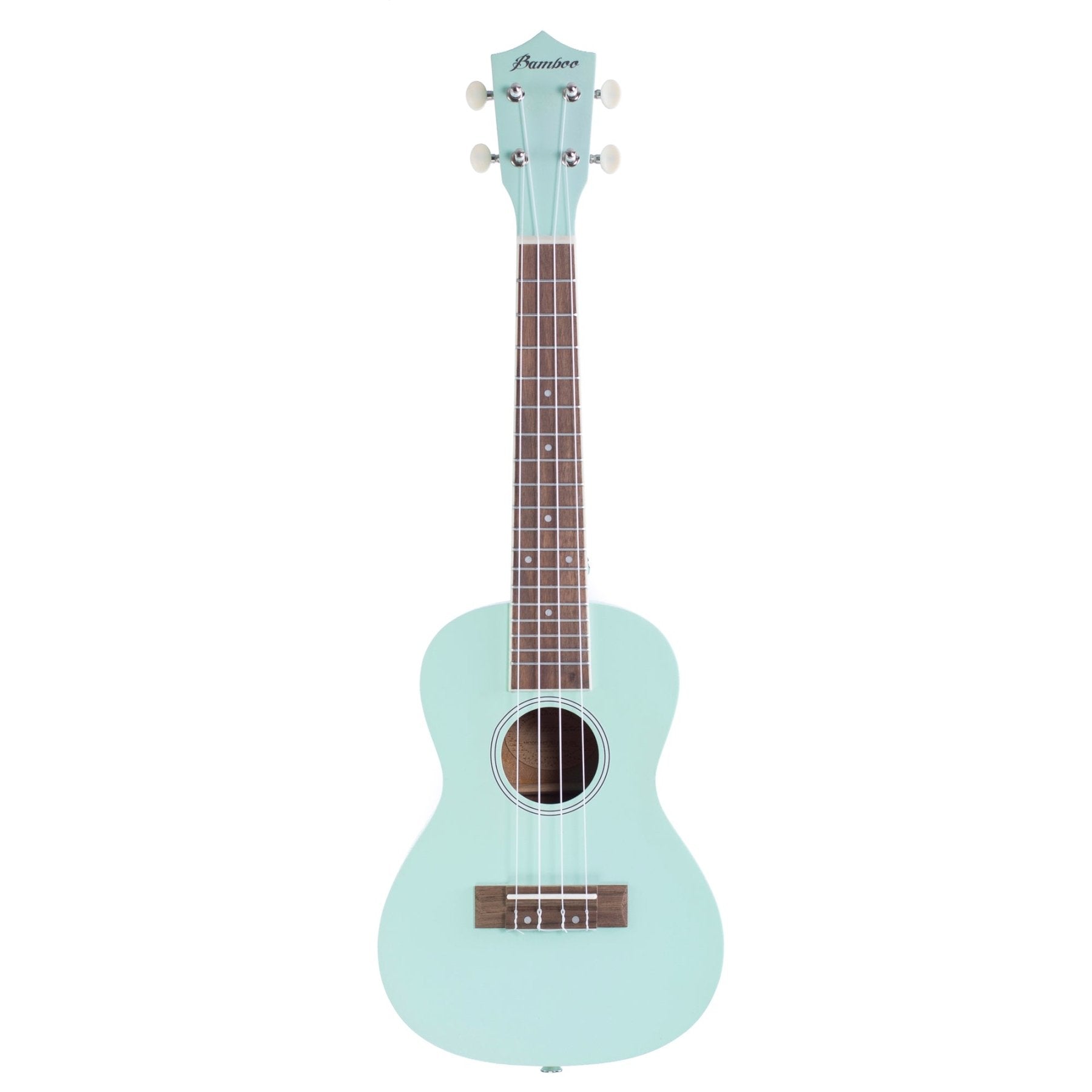 Ukelele Concierto Estudio Verde Agua - Incluye Funda - Bamboo Música