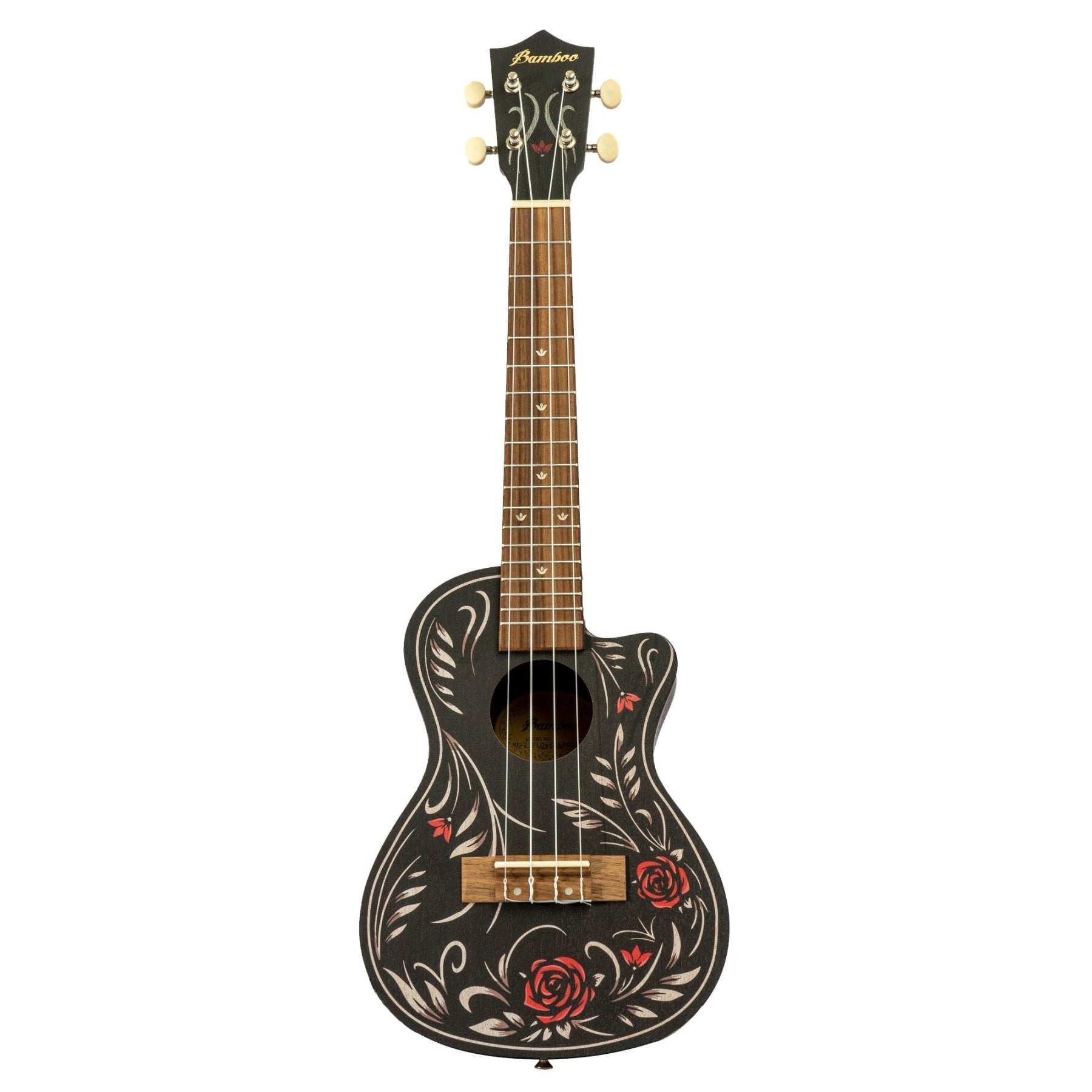 Ukelele Concierto Flower & Roll - Incluye Funda - Bamboo Música