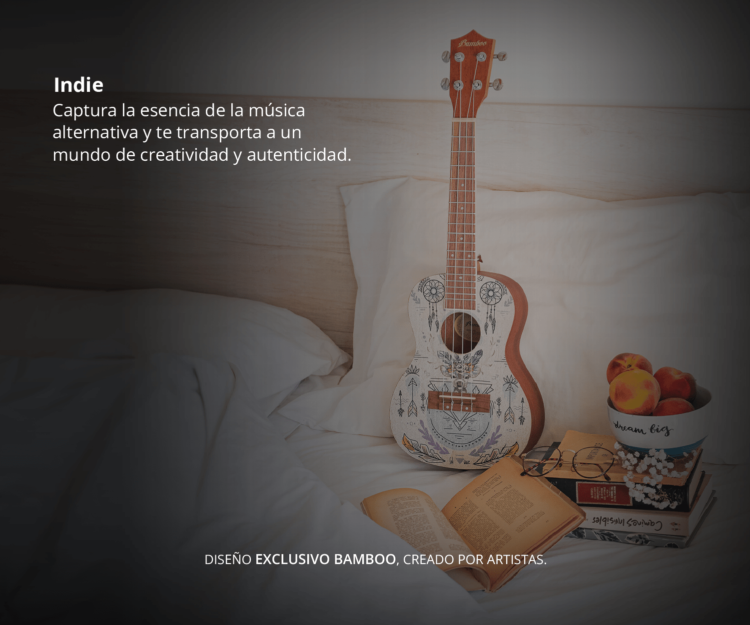 Ukelele Concierto Indie - Incluye Funda - Bamboo Música