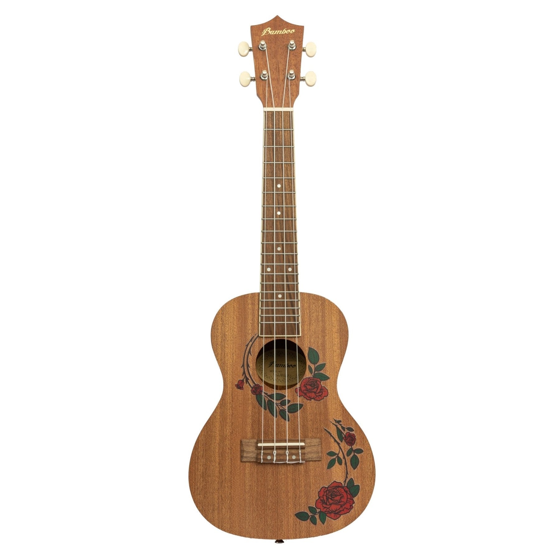 Ukelele Concierto Roses Sapele - Incluye Funda - Bamboo Música