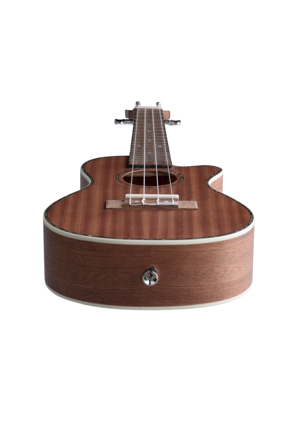 Ukelele Concierto Sapele con Corte - Incluye Funda Acolchada - Bamboo Música