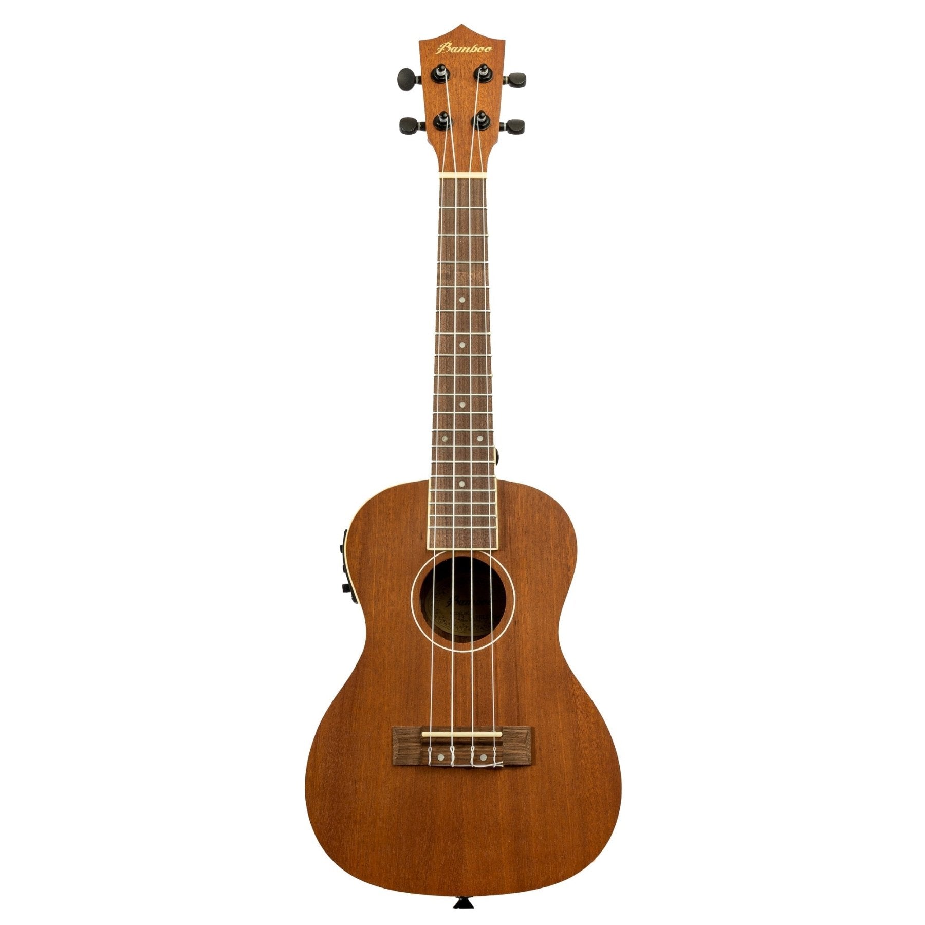 Ukelele Concierto Sapele Electroacústico - Incluye Funda Acolchada - Bamboo Música