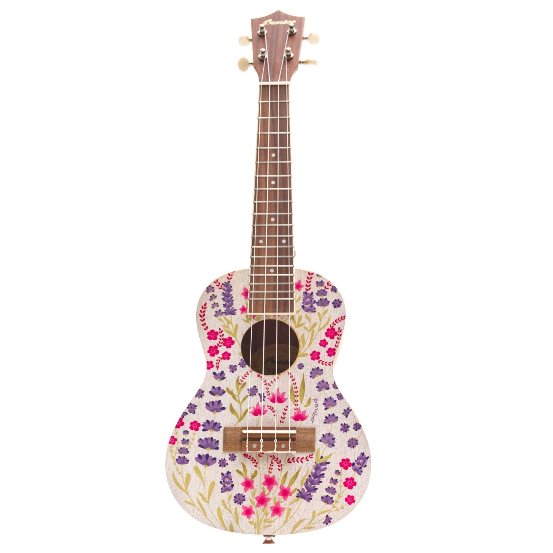 Ukelele Concierto Sapele Lavander - Incluye Funda - Bamboo Música