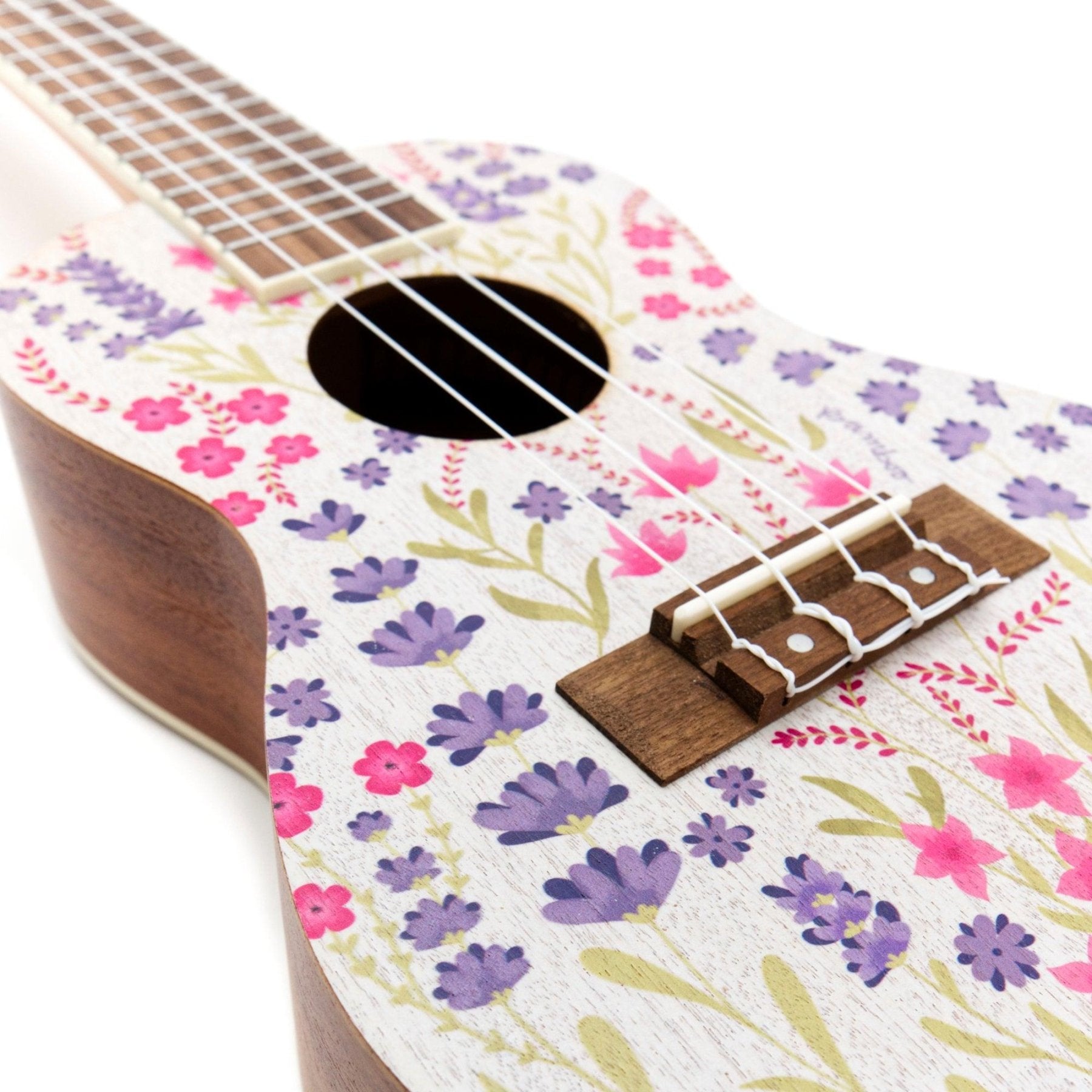 Ukelele Concierto Sapele Lavander - Incluye Funda - Bamboo Música